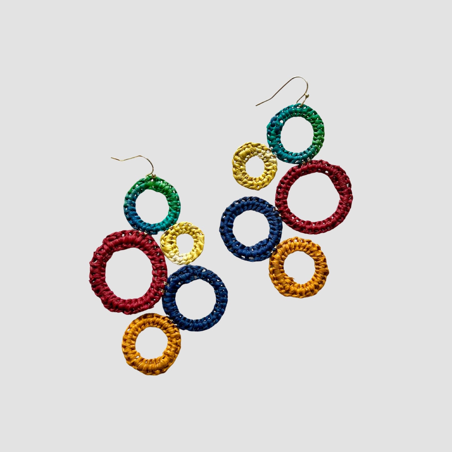 The Bubbly You Raffia Earrings