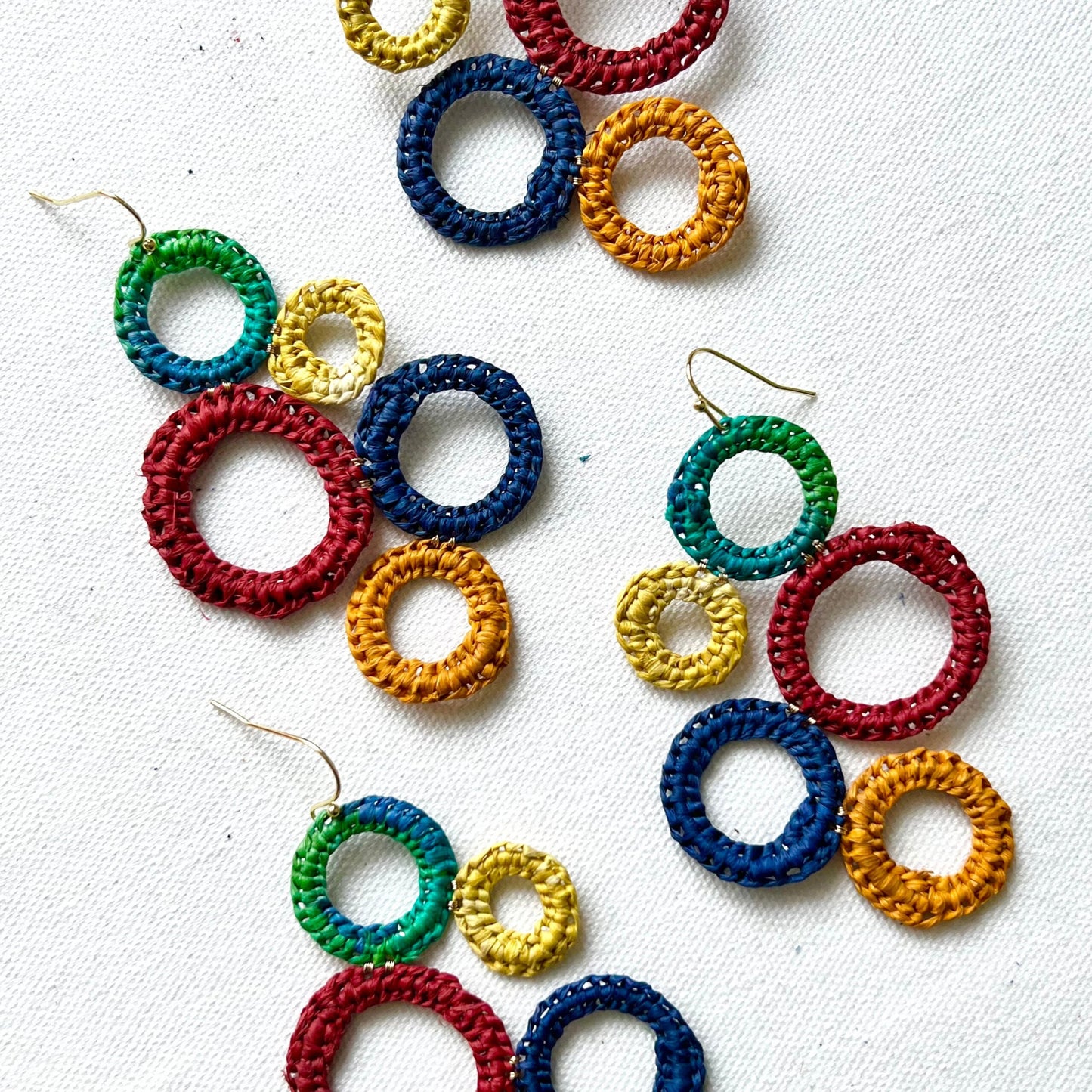 The Bubbly You Raffia Earrings