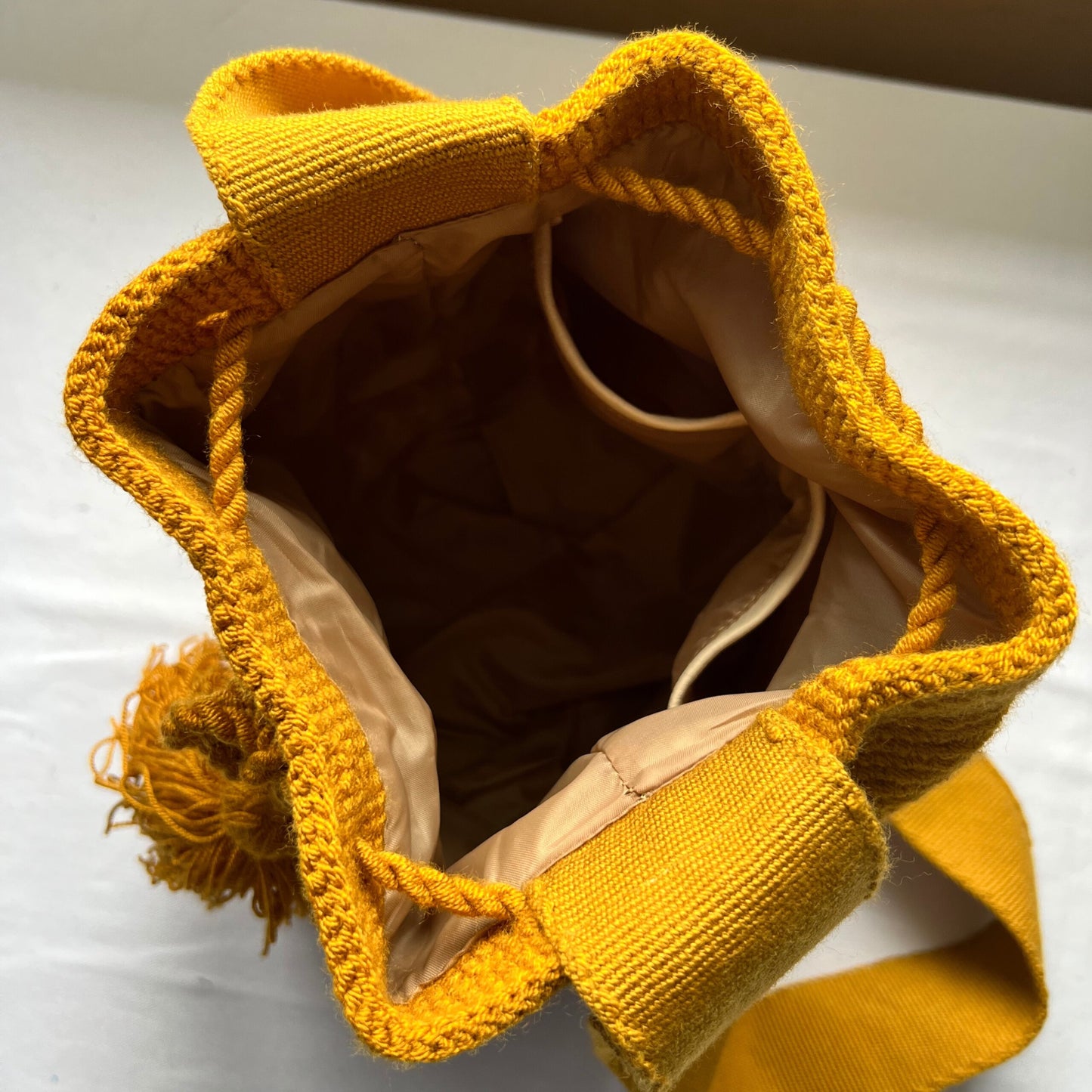 Mustard & Jute Wayúu Style Bag