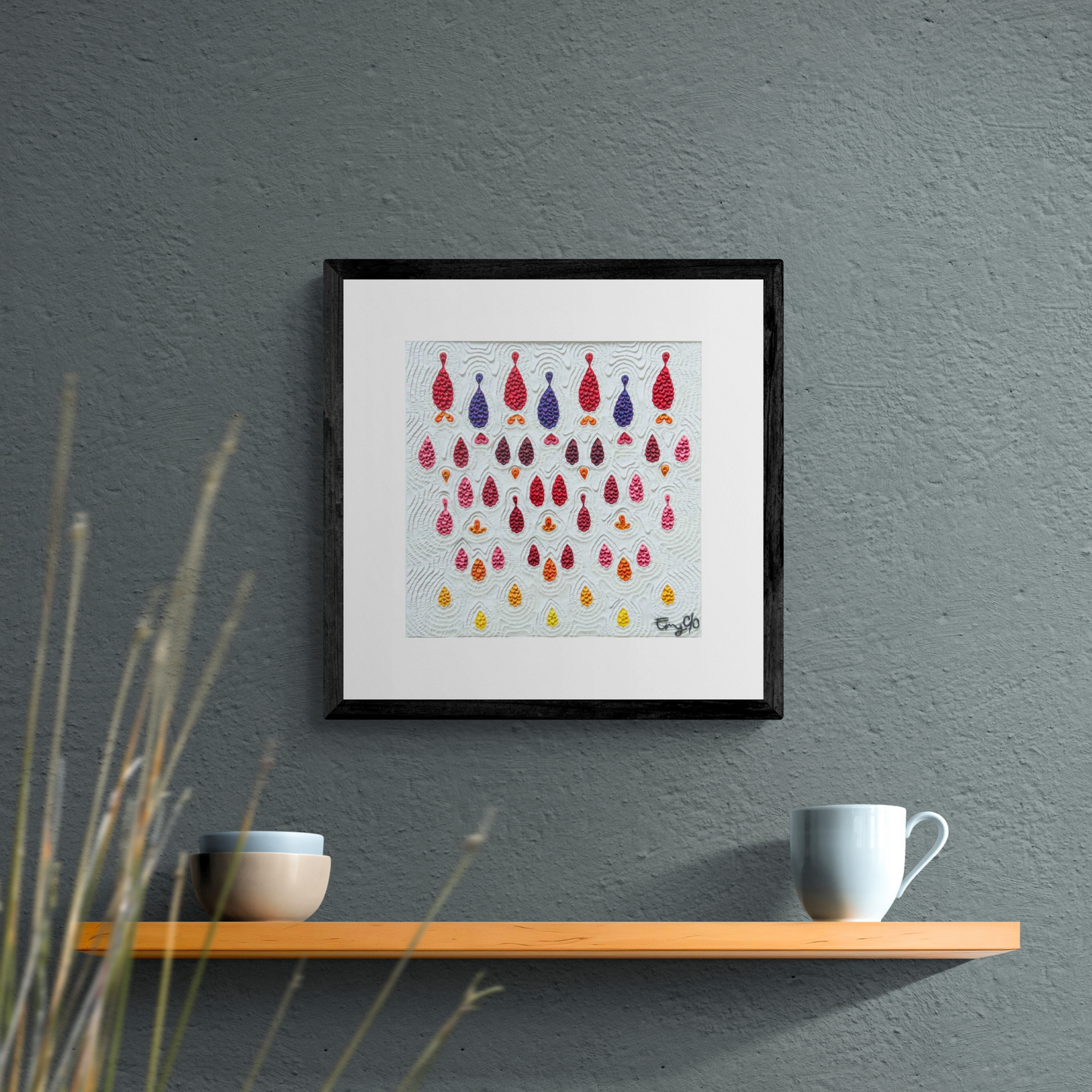 ''Receive'' Clay Art Print