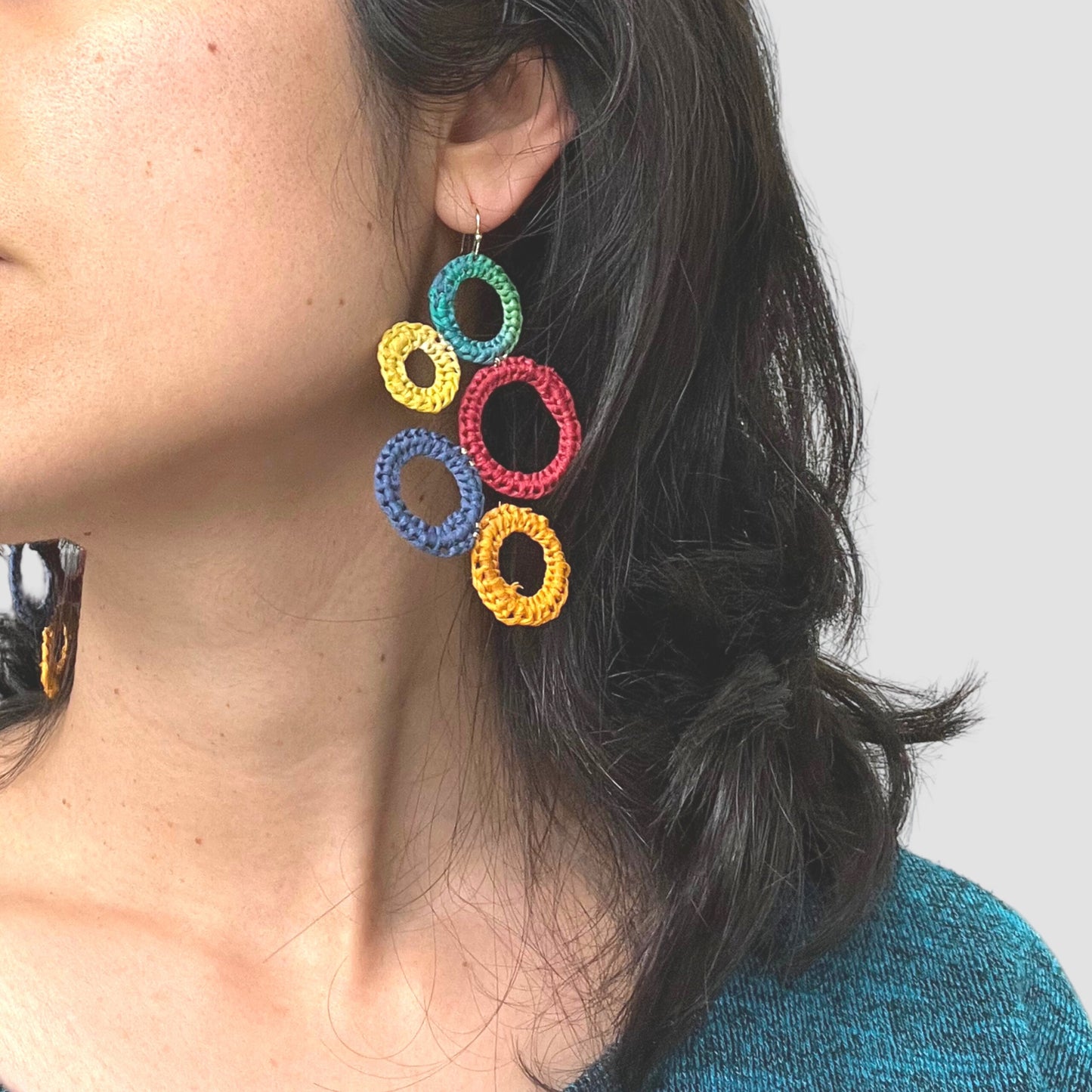 The Bubbly You Raffia Earrings