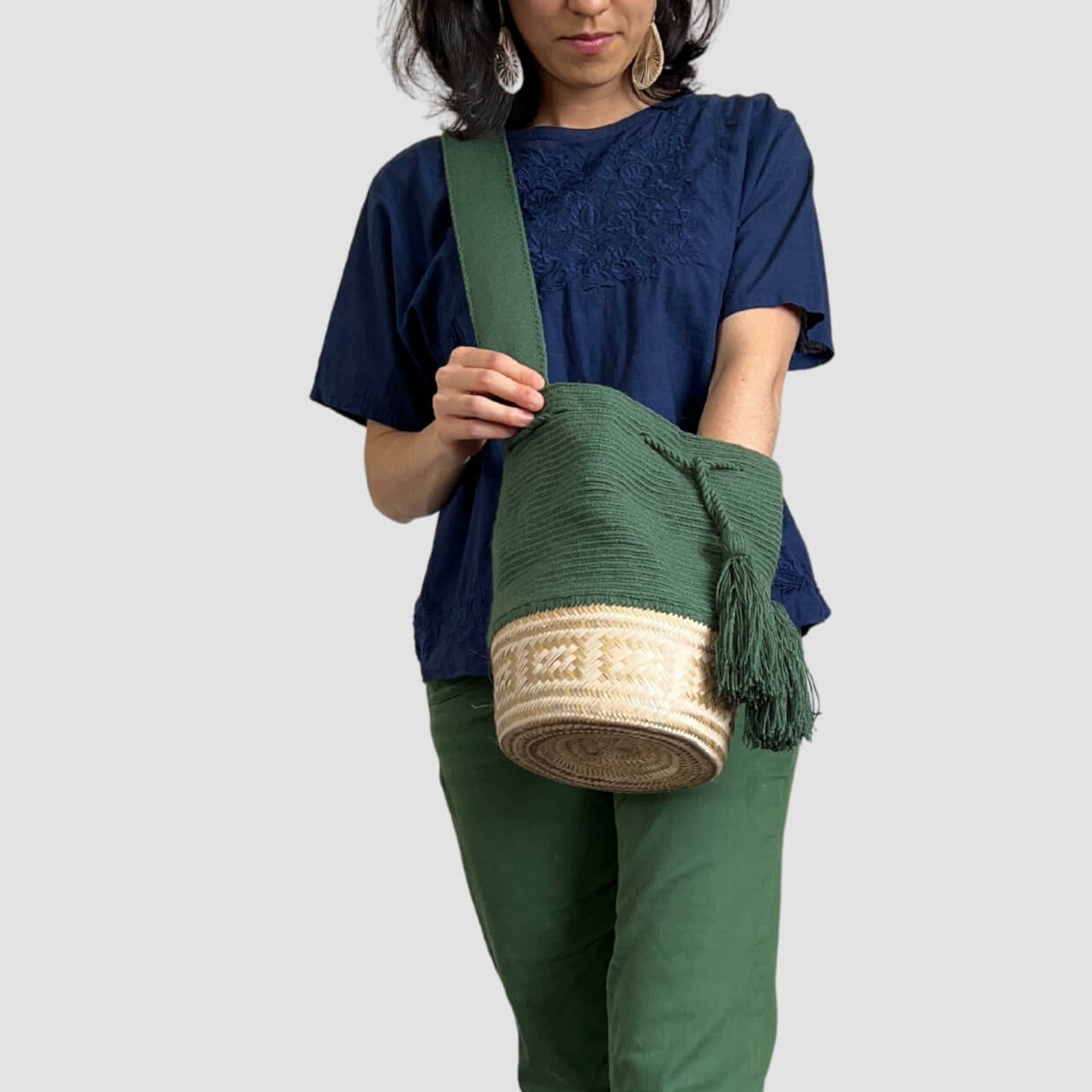 Pine & Jute Wayúu Style Bag