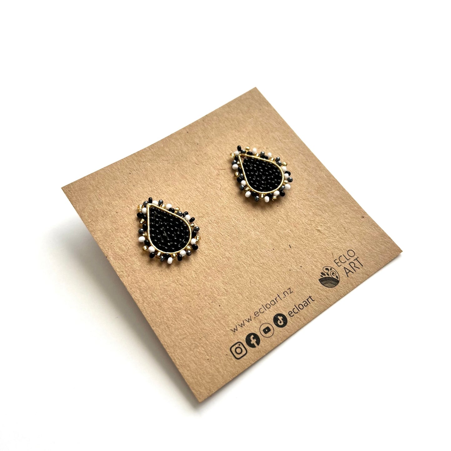 Black Drop Studs