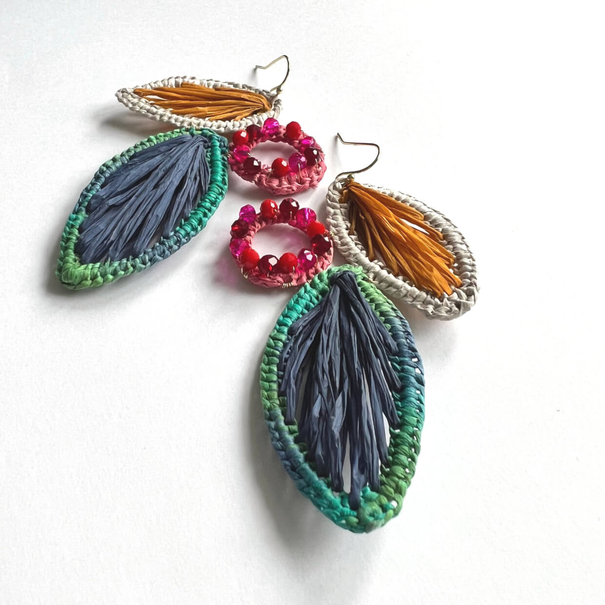 Bloom & Flourish Raffia Earrings