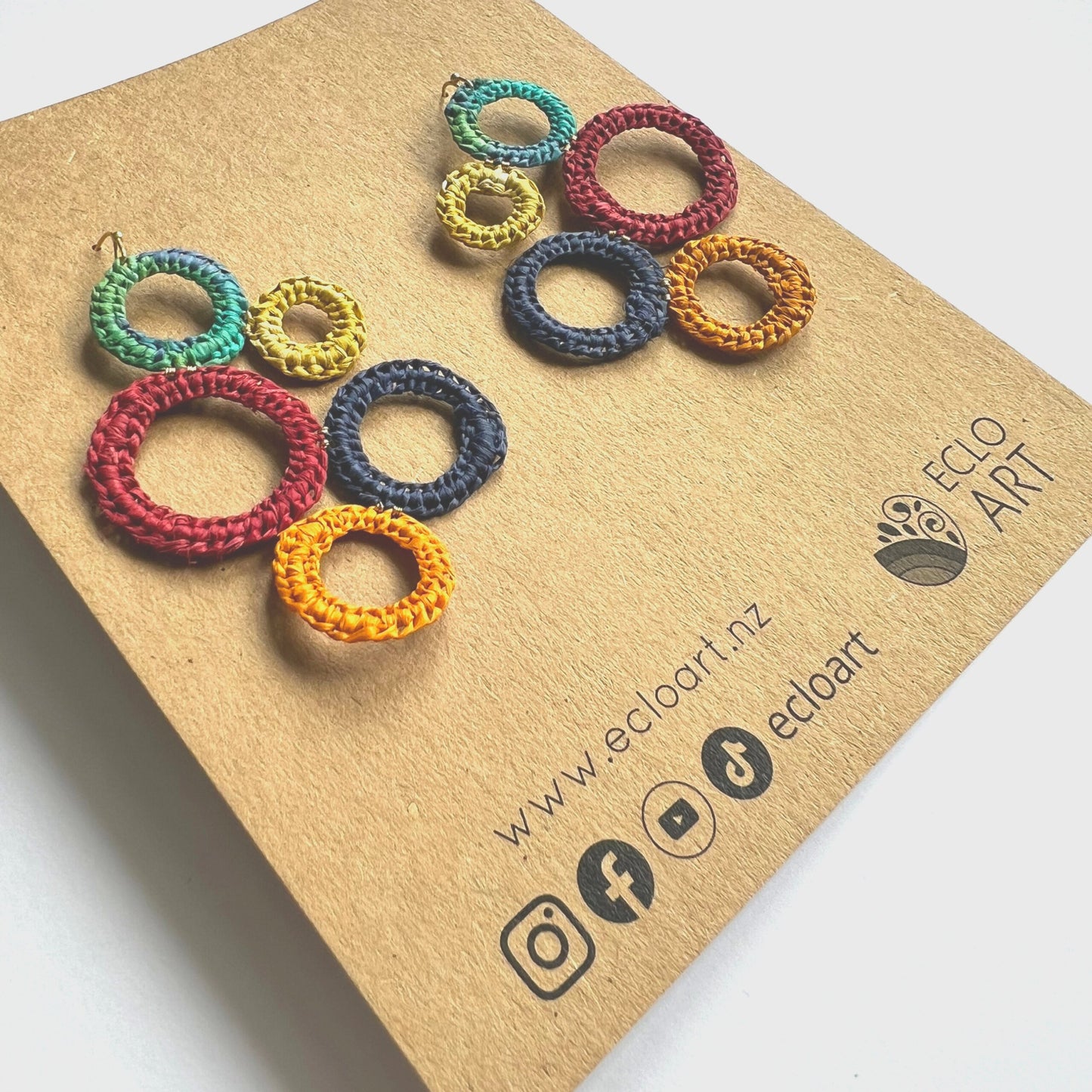 The Bubbly You Raffia Earrings
