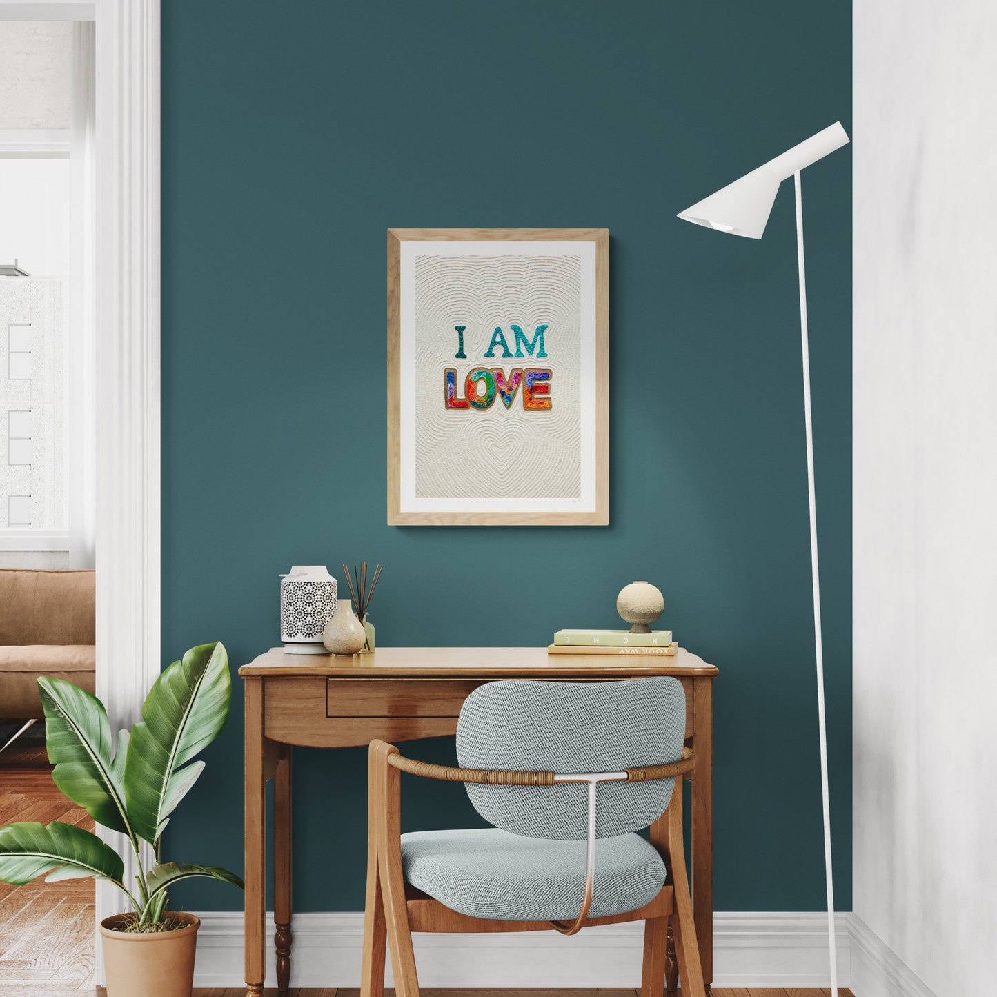 I AM LOVE Art Print by Emy Oikawa, Eclo Art - YO SOY AMOR