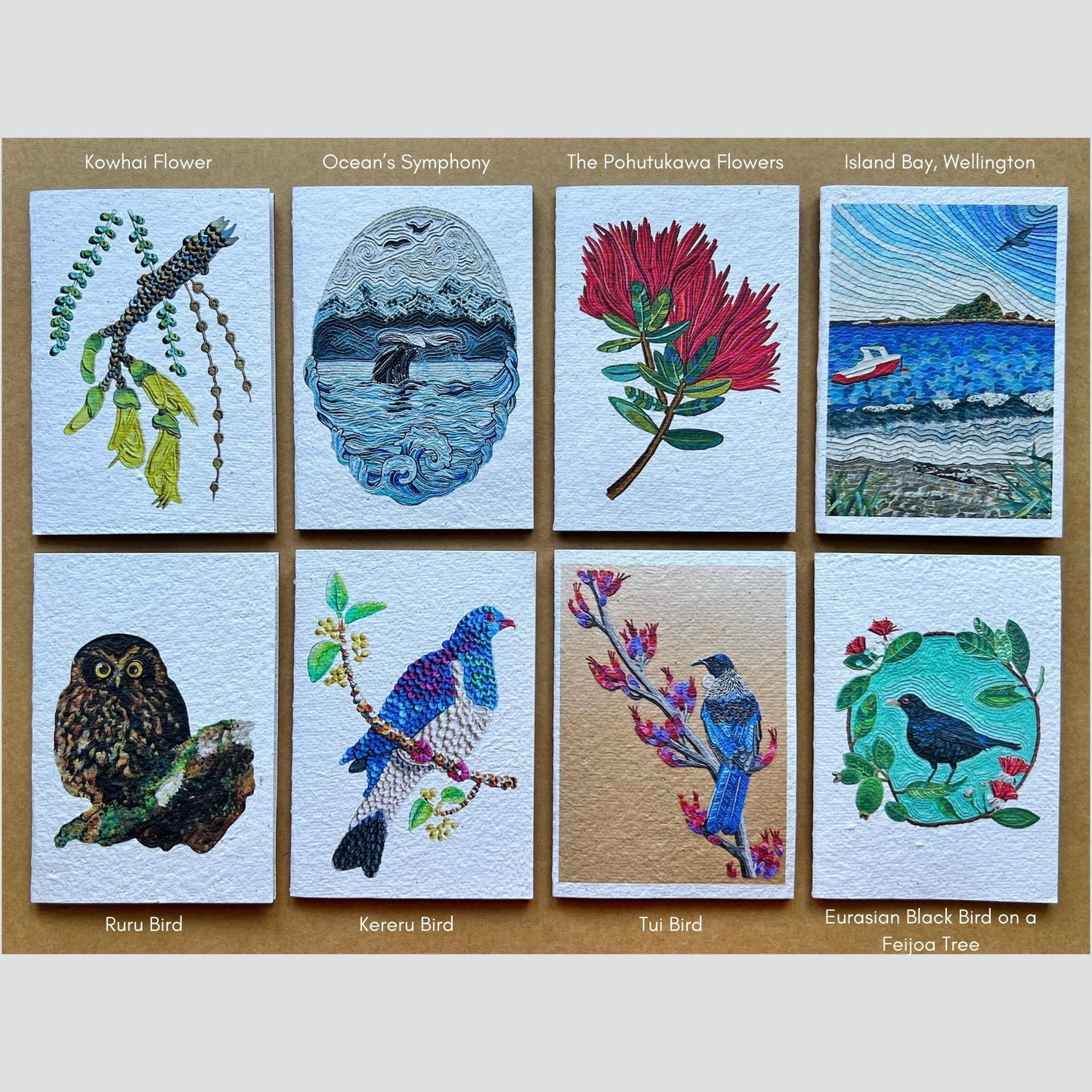 Island Bay, Wellington Plantable and Reusable Greeting Card