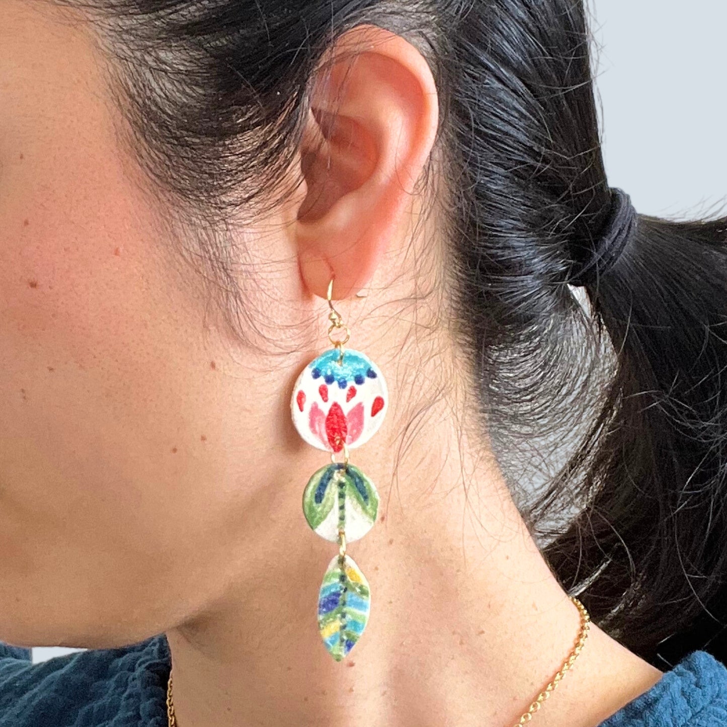 Flourish Earrings // Flat Surface