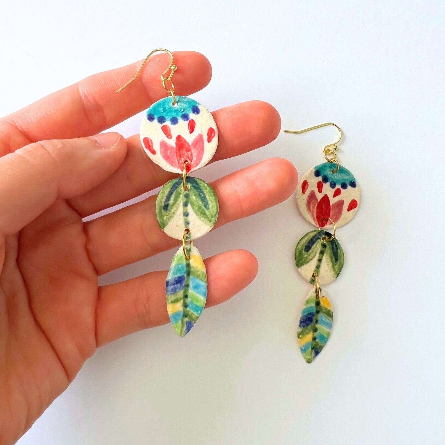 Flourish Earrings // Flat Surface