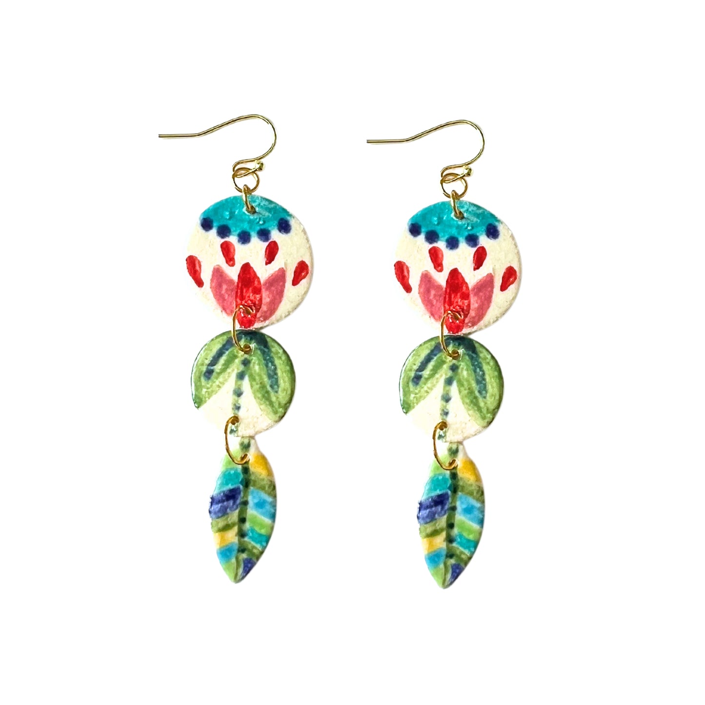 Flourish Earrings // Flat Surface