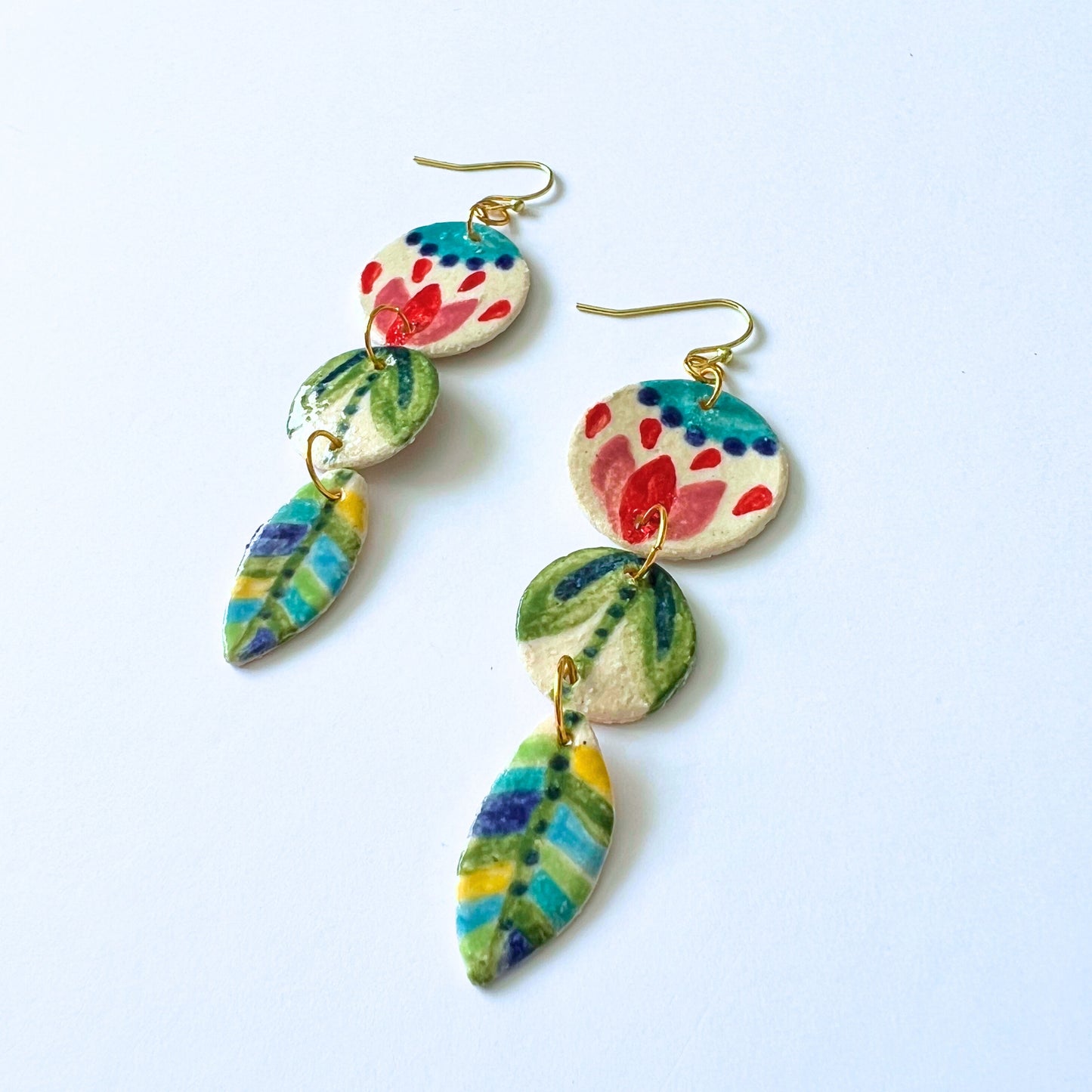 Flourish Earrings // Flat Surface