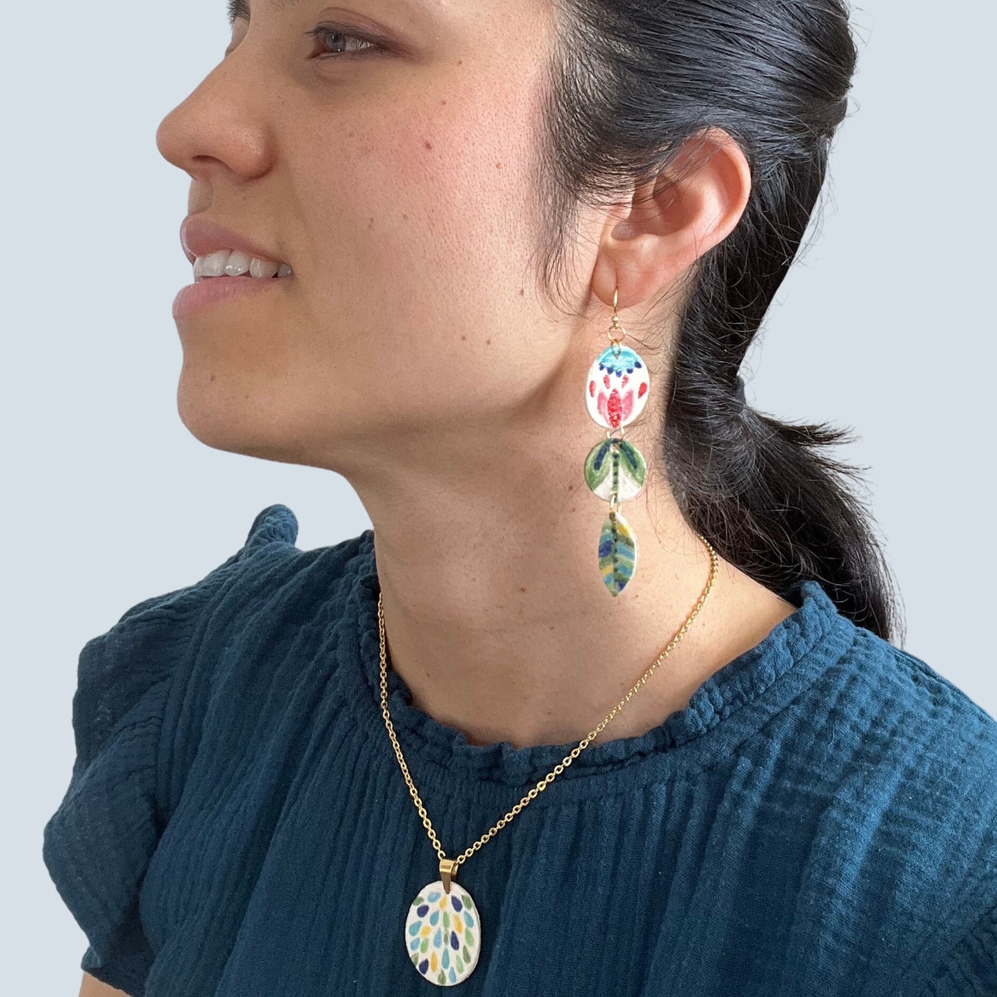 Flourish Earrings // Flat Surface