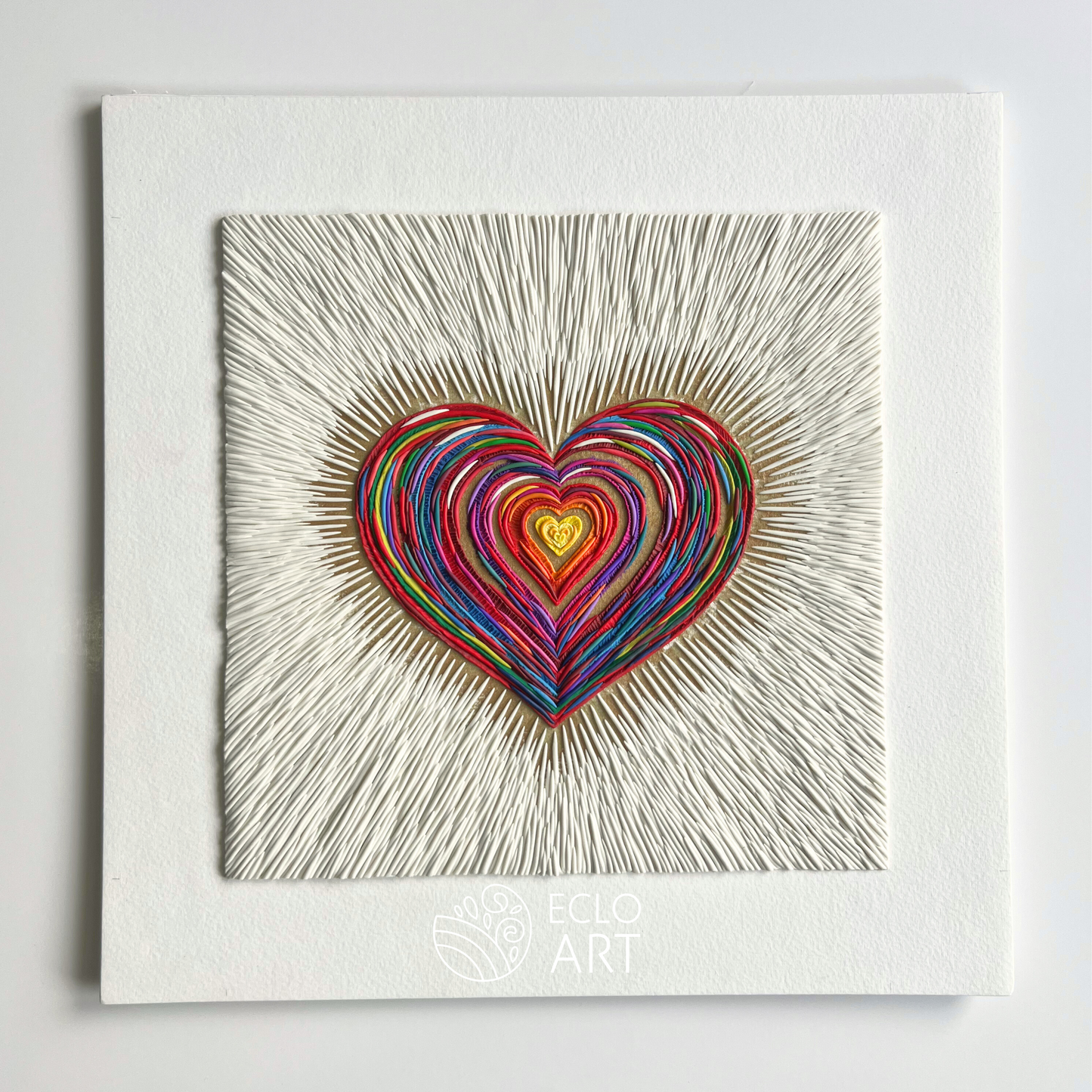 "DIVINE TRUST" Clay Art Piece