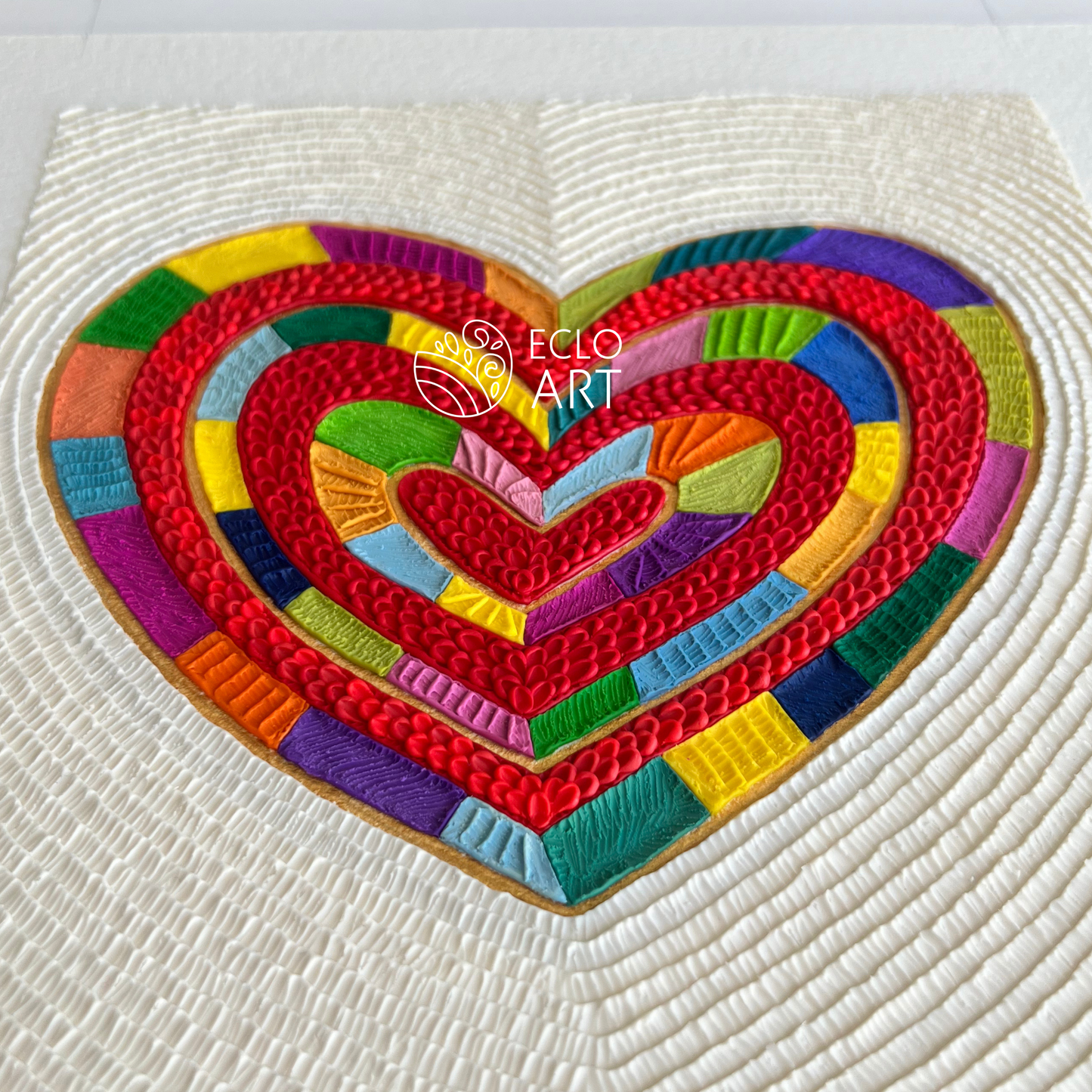 "I LOVE ME" Clay Art Piece