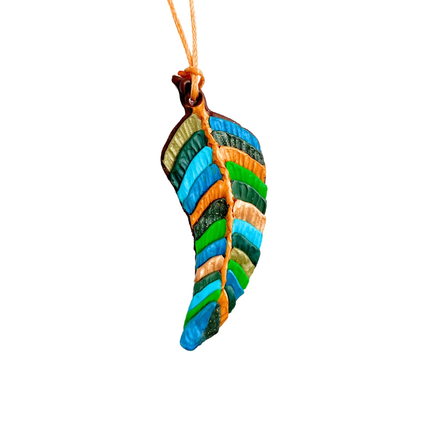 Fern Decoration Polymer Clay Piece