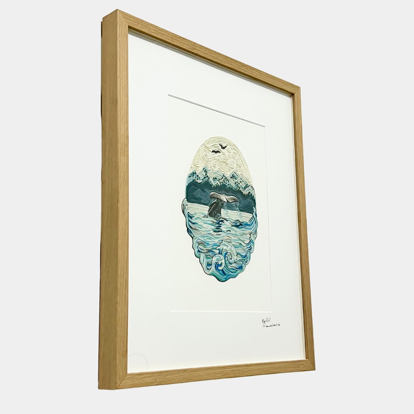 ''Ocean's Symphony'' Original Clay Art Piece
