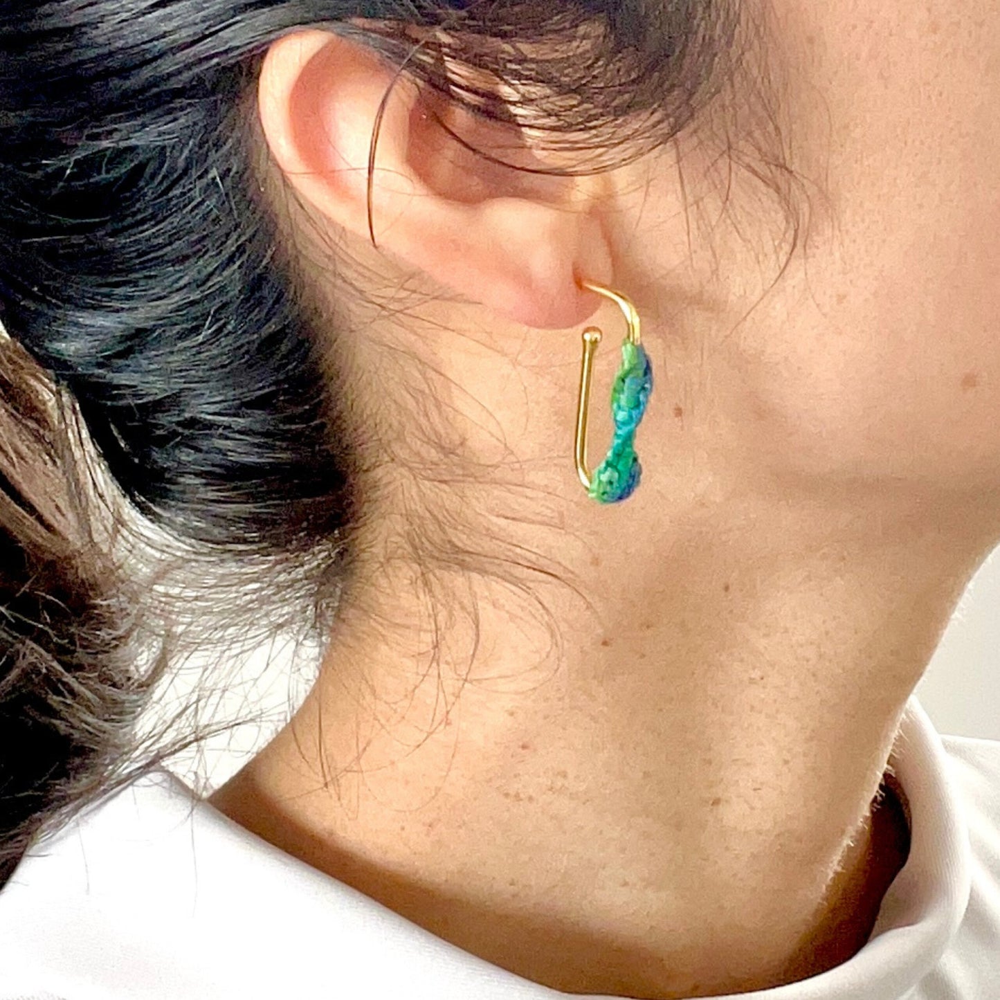 The Seeds Raffia Studs