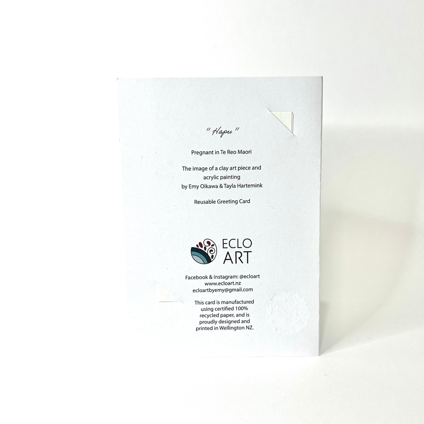 Hapu Reusable Greeting Card