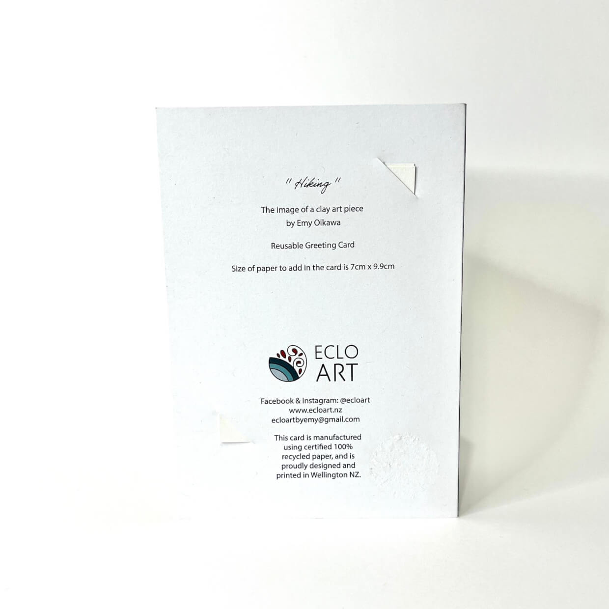 Hiking Reusable Greeting Card