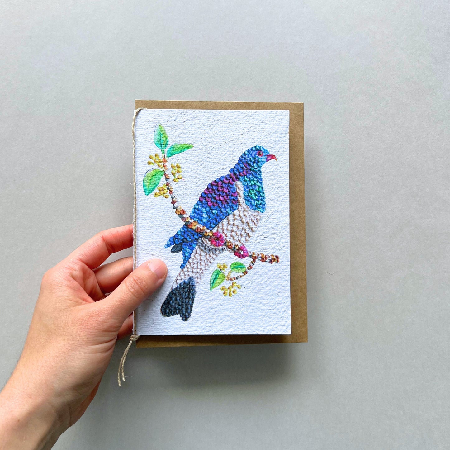Kereru Bird Plantable and Reusable Greeting Card