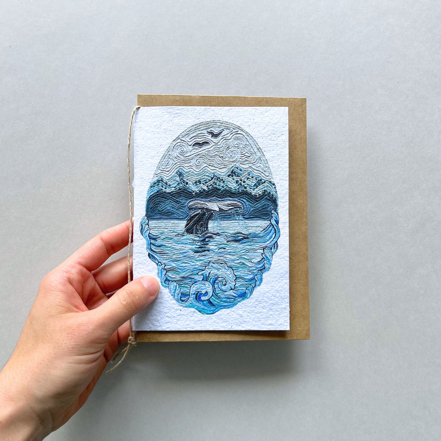 Ocean’s Symphony Plantable and Reusable Greeting Card