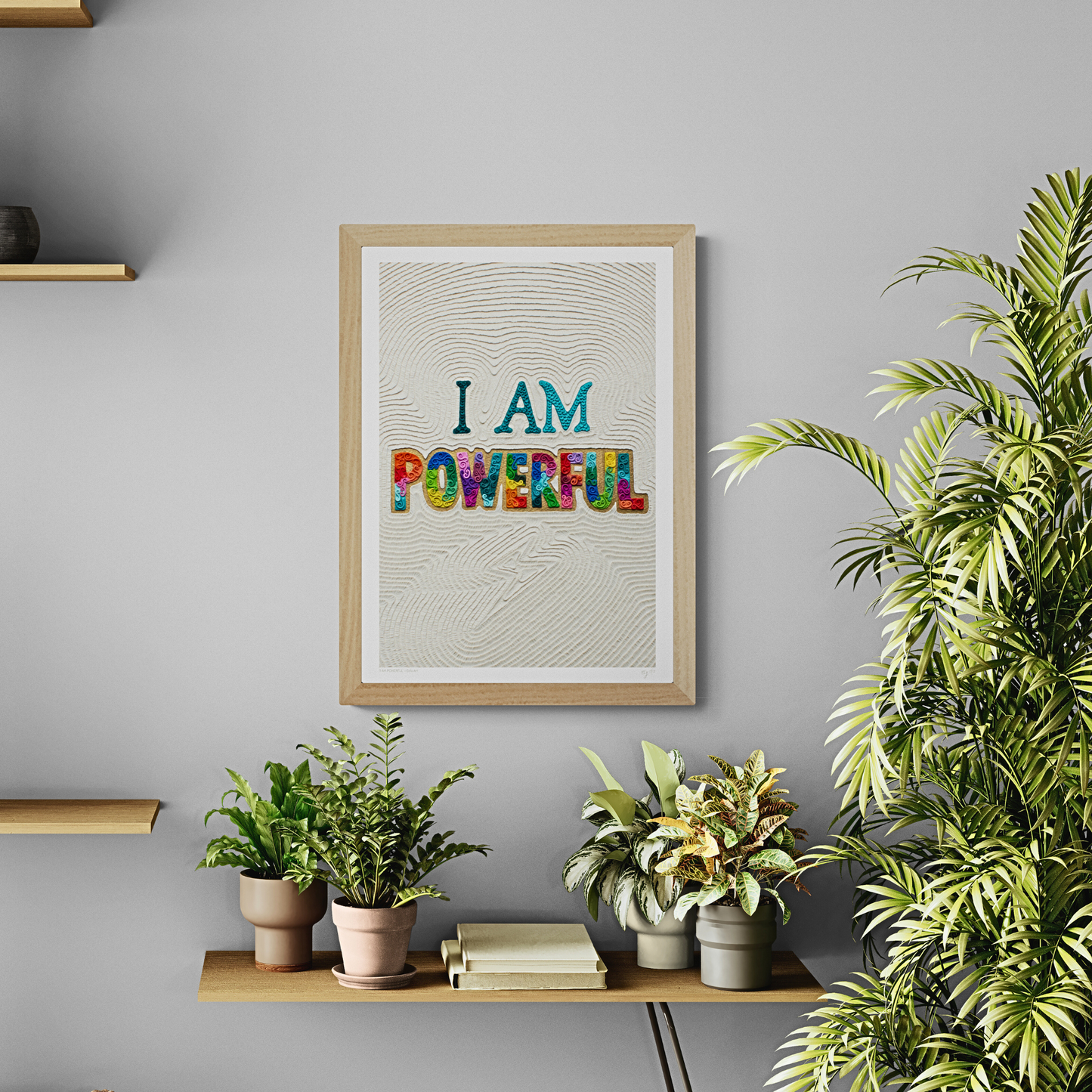 I AM POWERFUL Art Print by Emy Oikawa, Eclo Art - YO SOY PODEROSA(O)