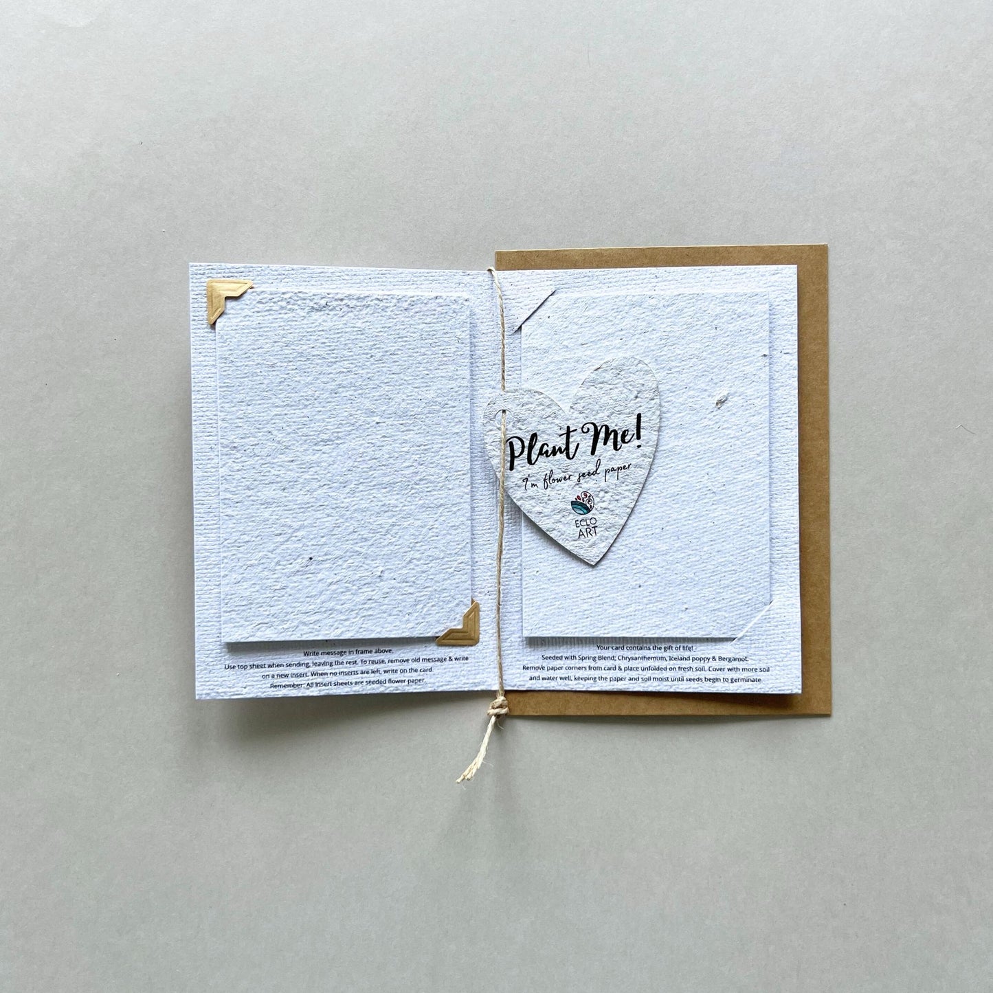 Ocean’s Symphony Plantable and Reusable Greeting Card