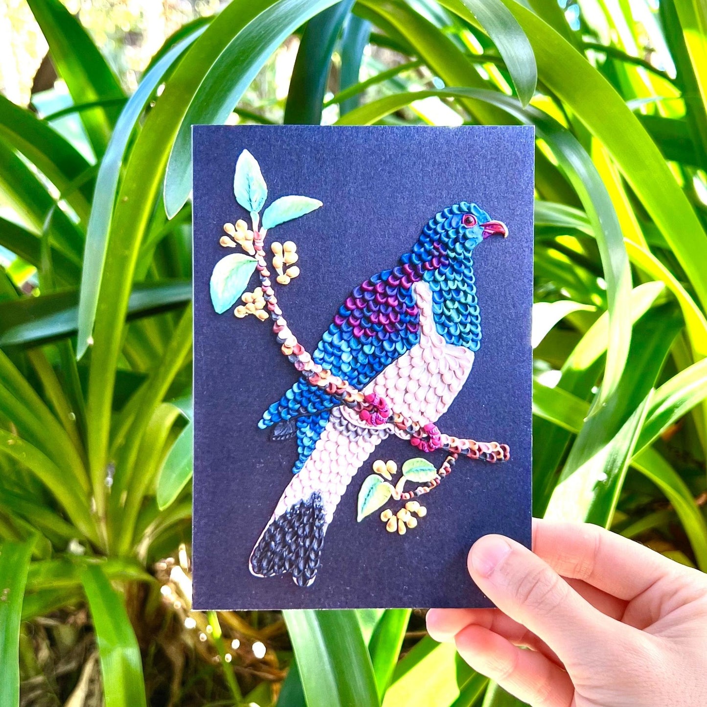 Kereru Bird Reusable Greeting Card