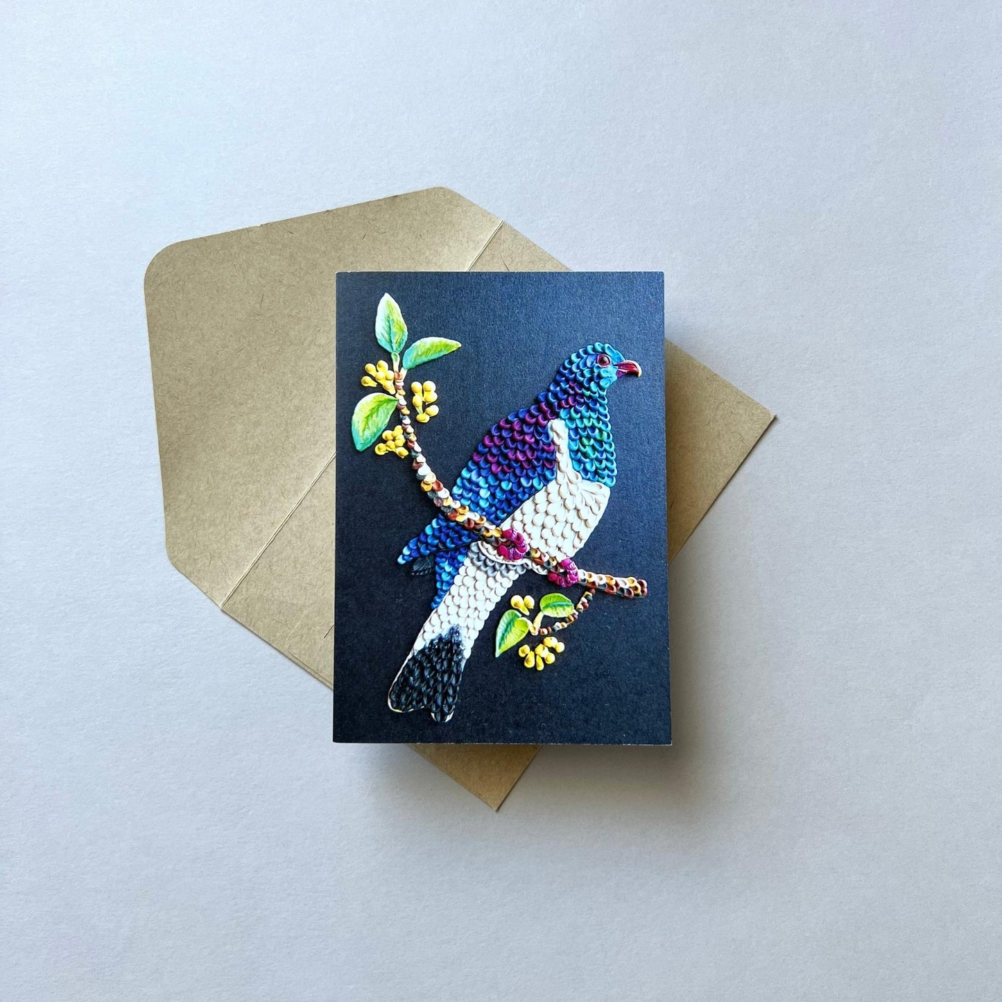 Set of 4 New Zealand Birds Reusable Greeting Cards