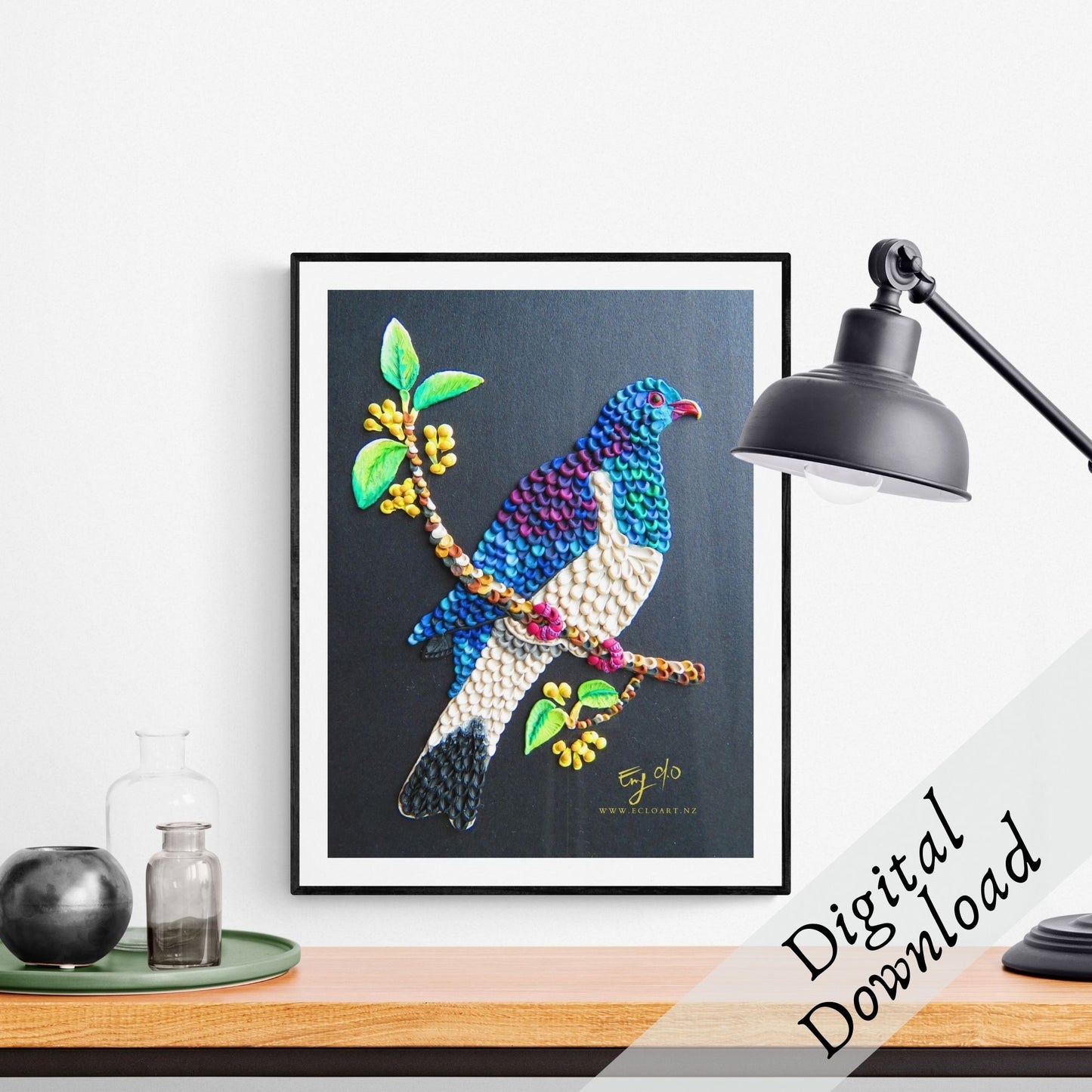 Kereru Bird – Downloadable Print