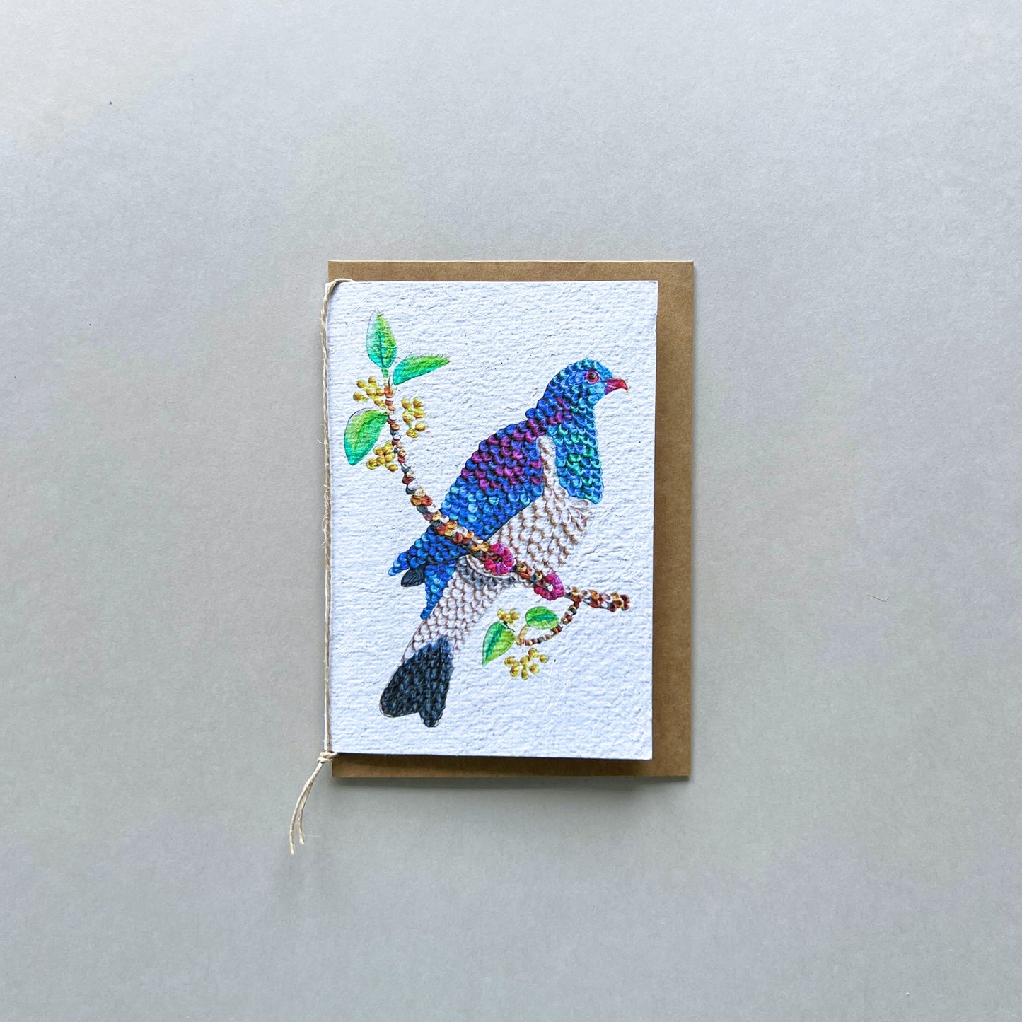Kereru Bird Plantable and Reusable Greeting Card