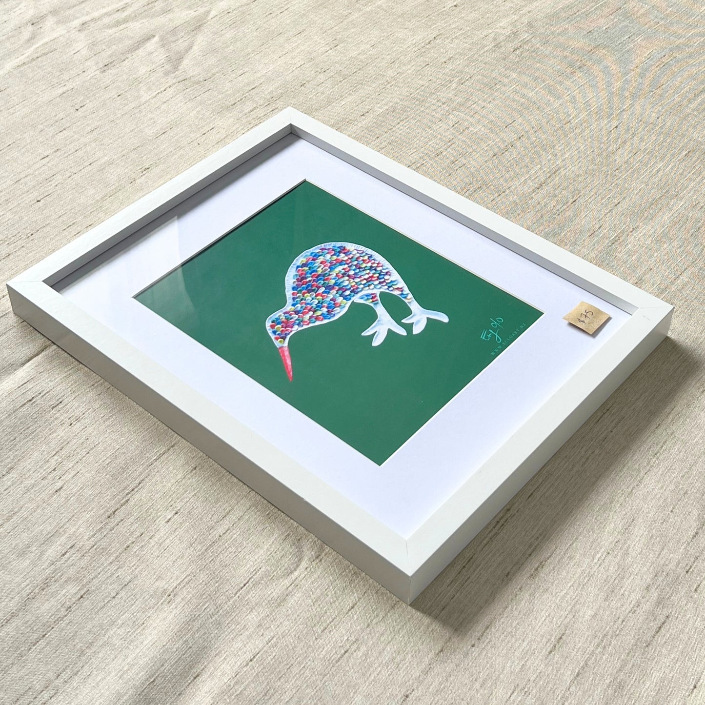 Kiwi Bird Large Framed Print