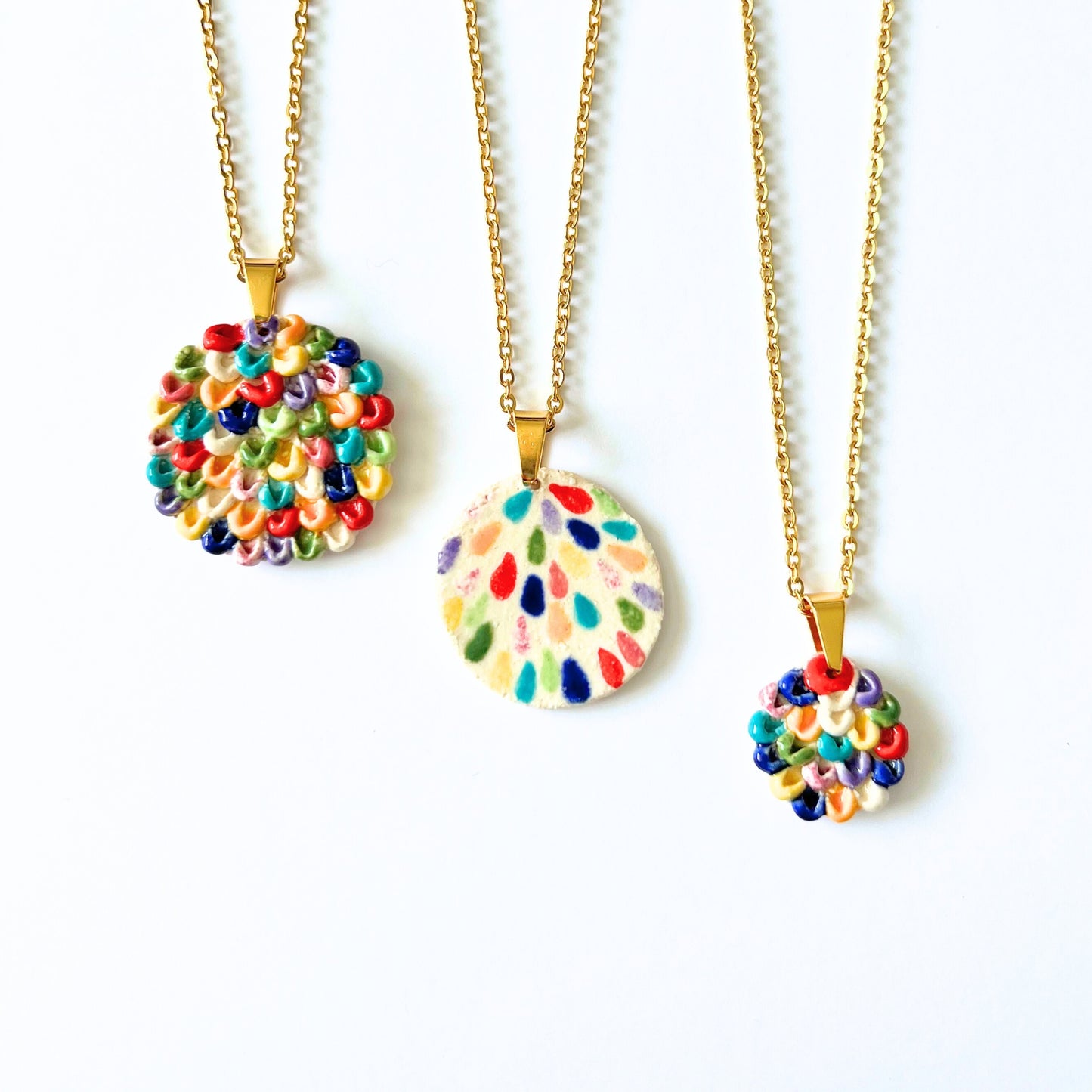 Confidence Necklace // Textured Surface