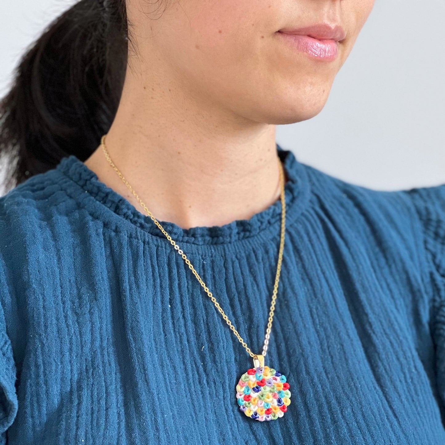 Confidence Necklace // Textured Surface