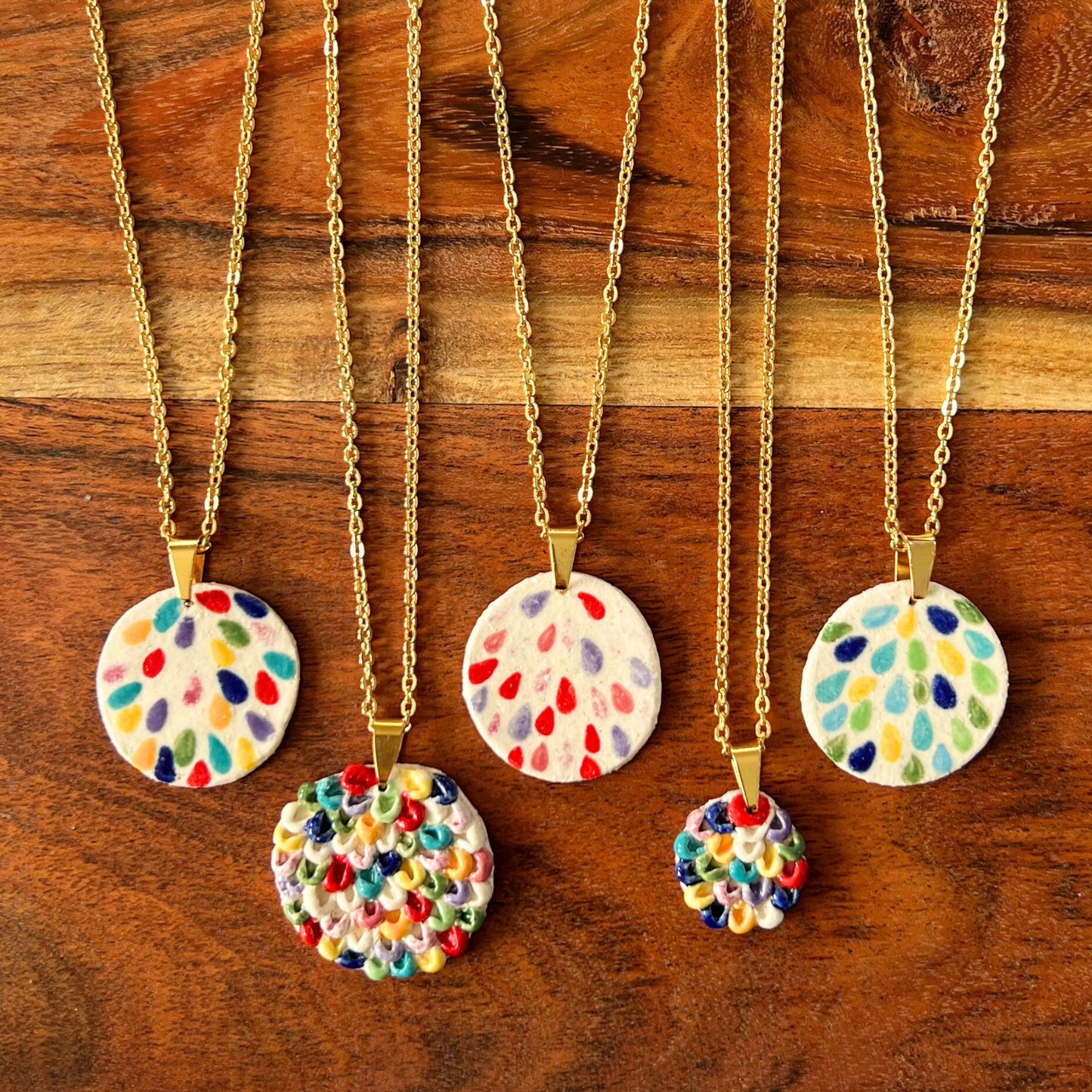 Confidence Necklace // Textured Surface