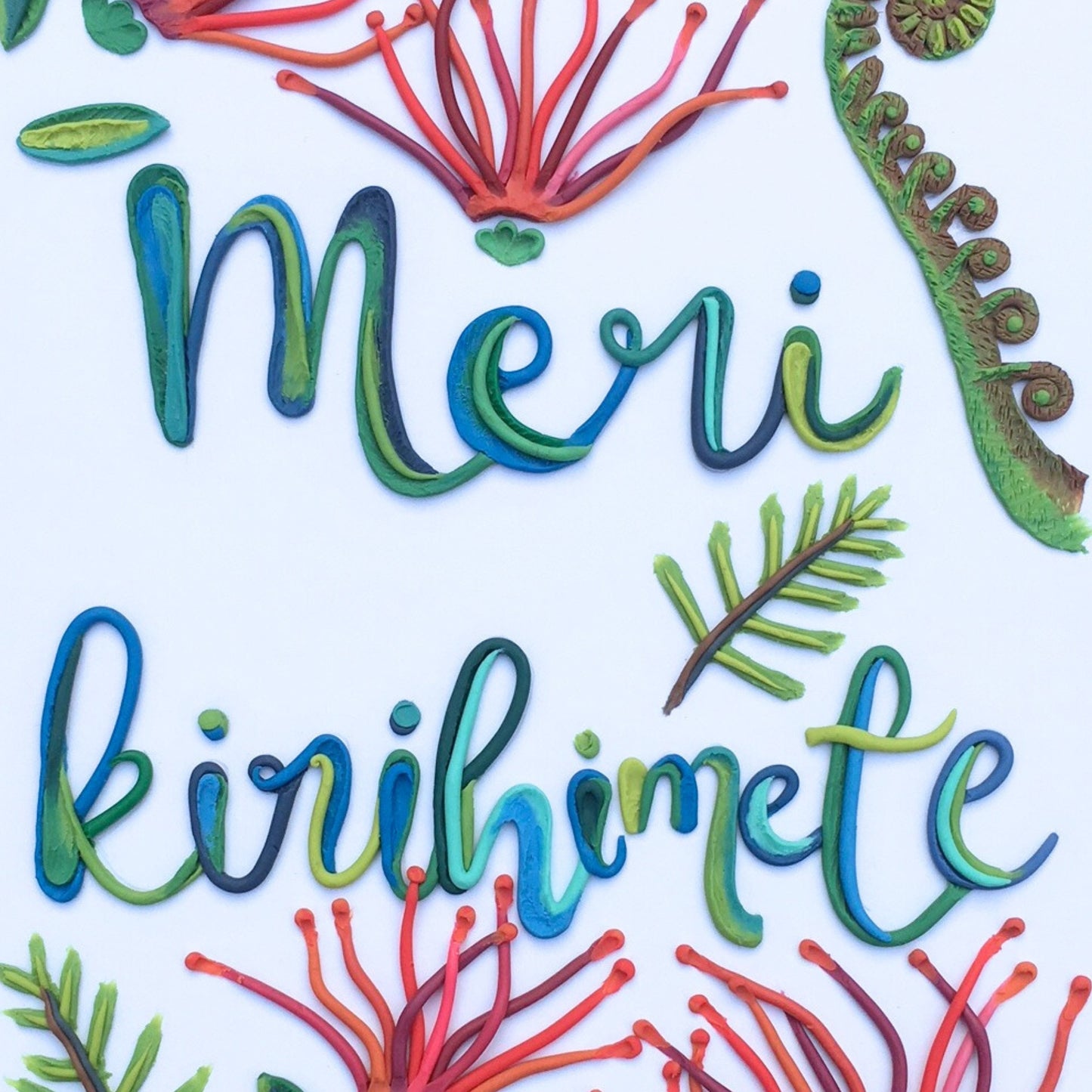 Meri Kirihimete A4 Print