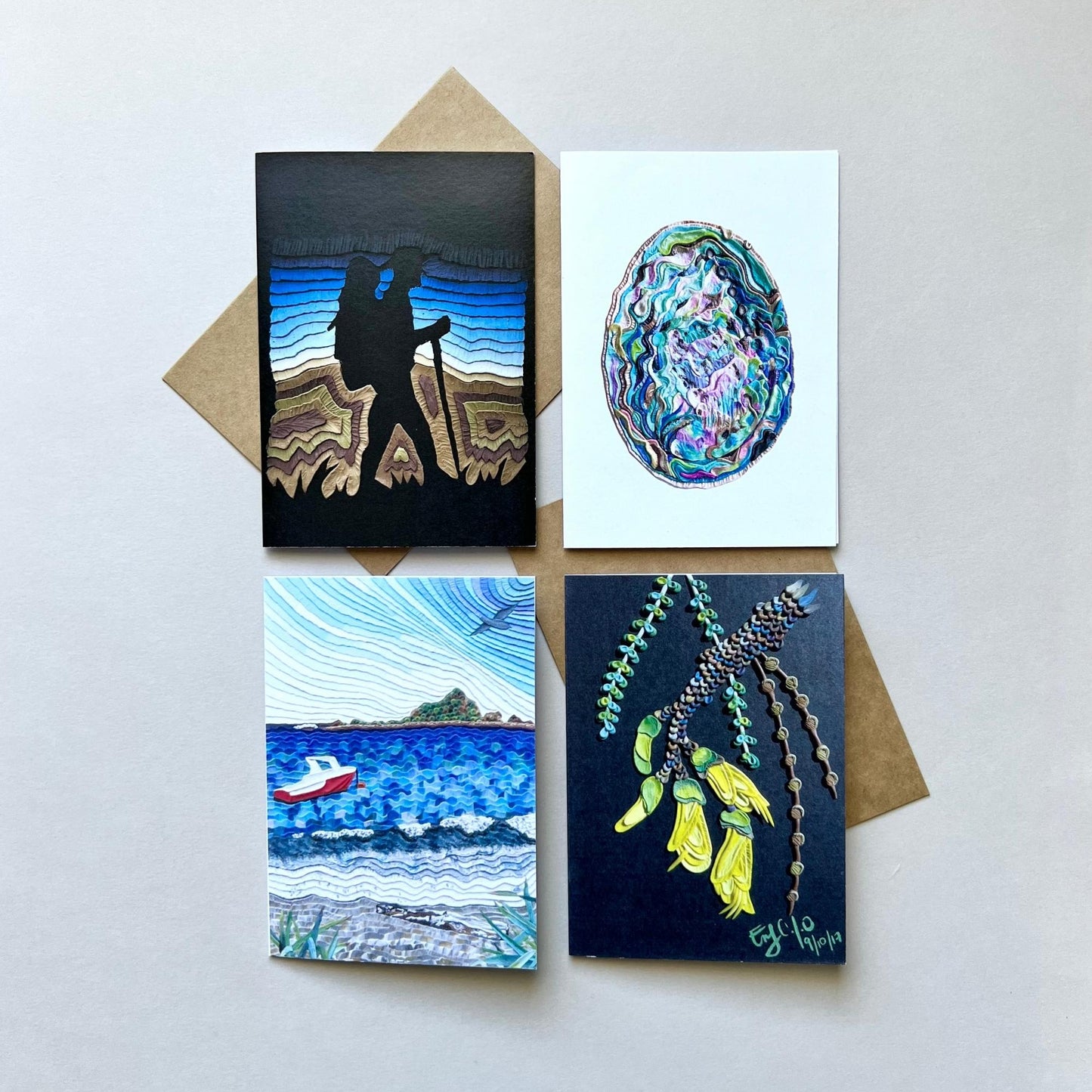 Hiking Reusable Greeting Card