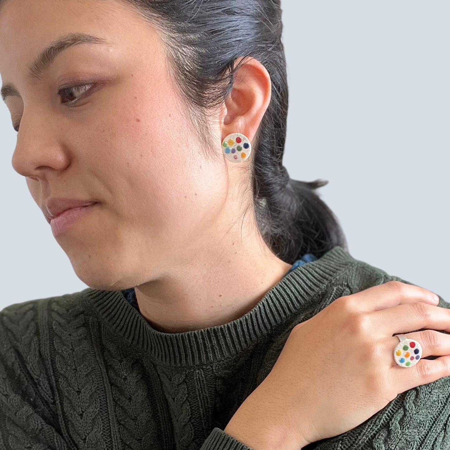Nourish Studs // Flat Surface