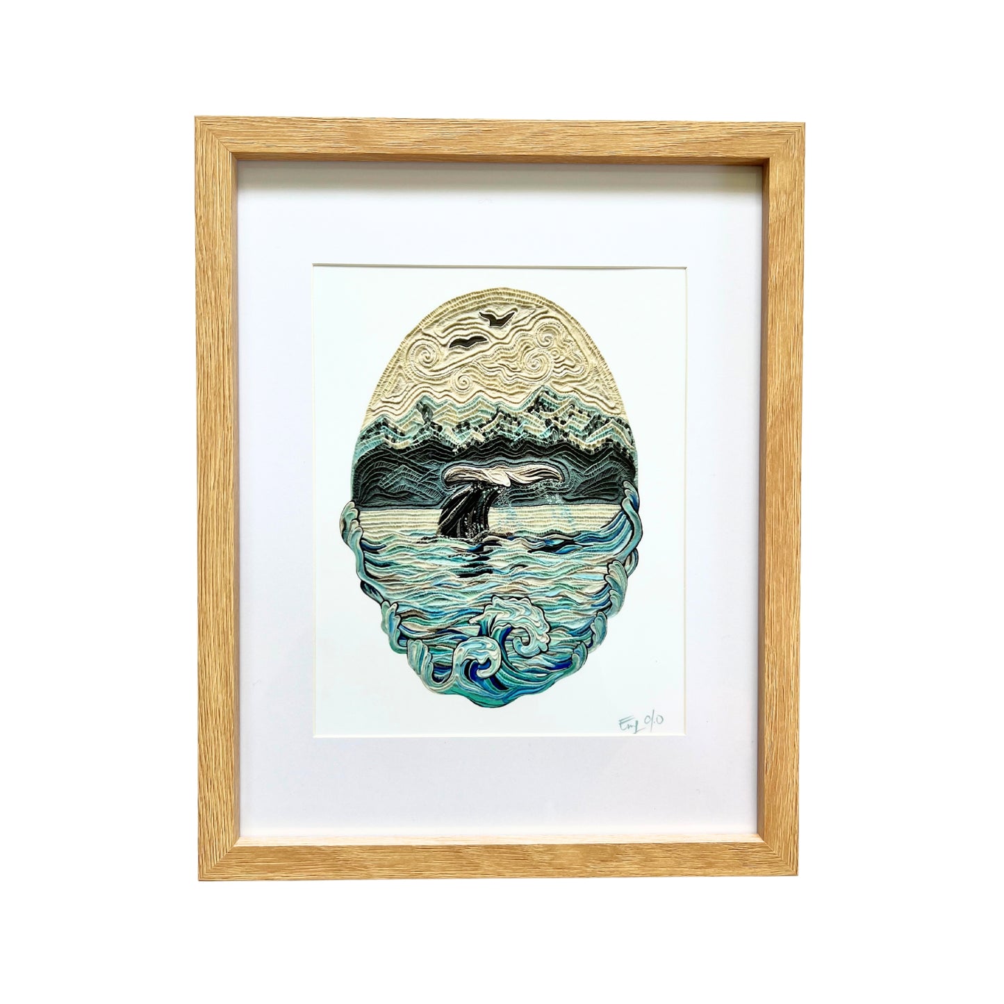 Ocean's Symphony Framed Art Print