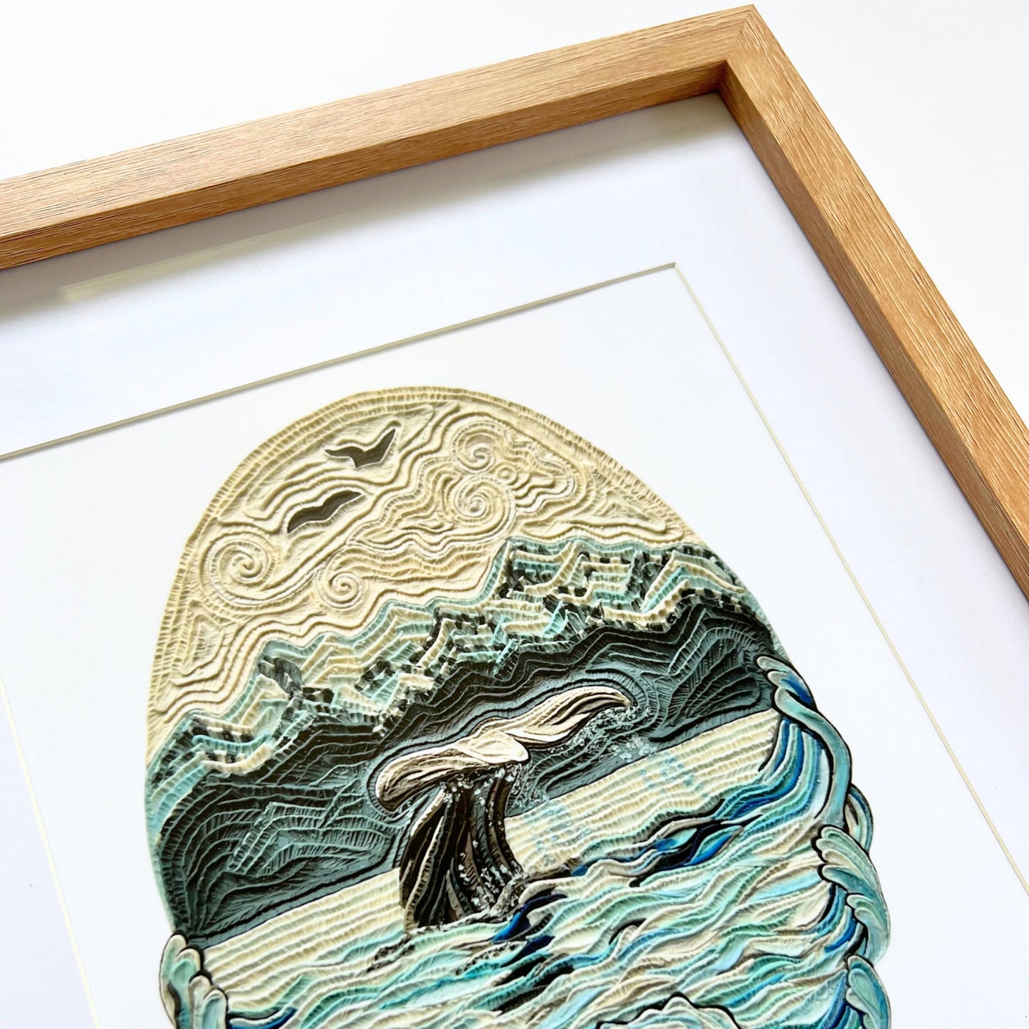 Ocean's Symphony Framed Art Print