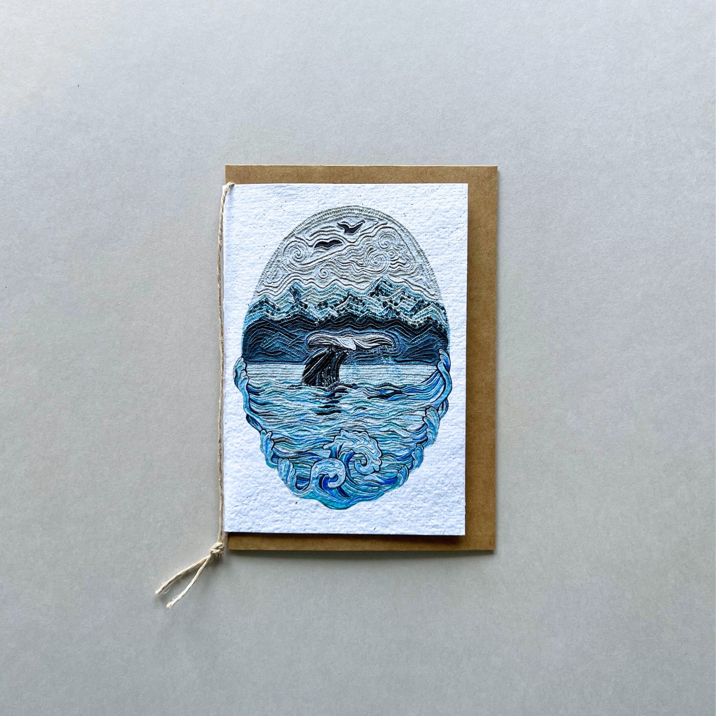 Ocean’s Symphony Plantable and Reusable Greeting Card