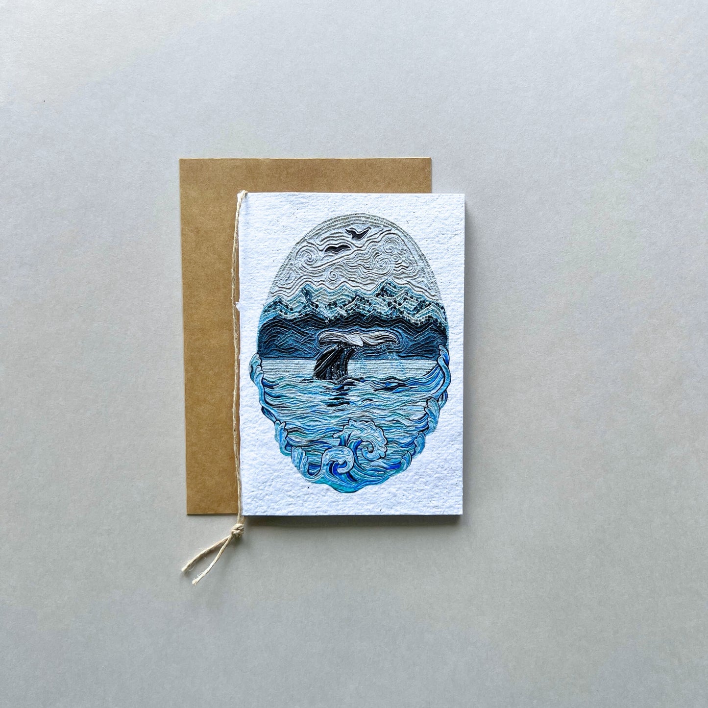 Ocean’s Symphony Plantable and Reusable Greeting Card