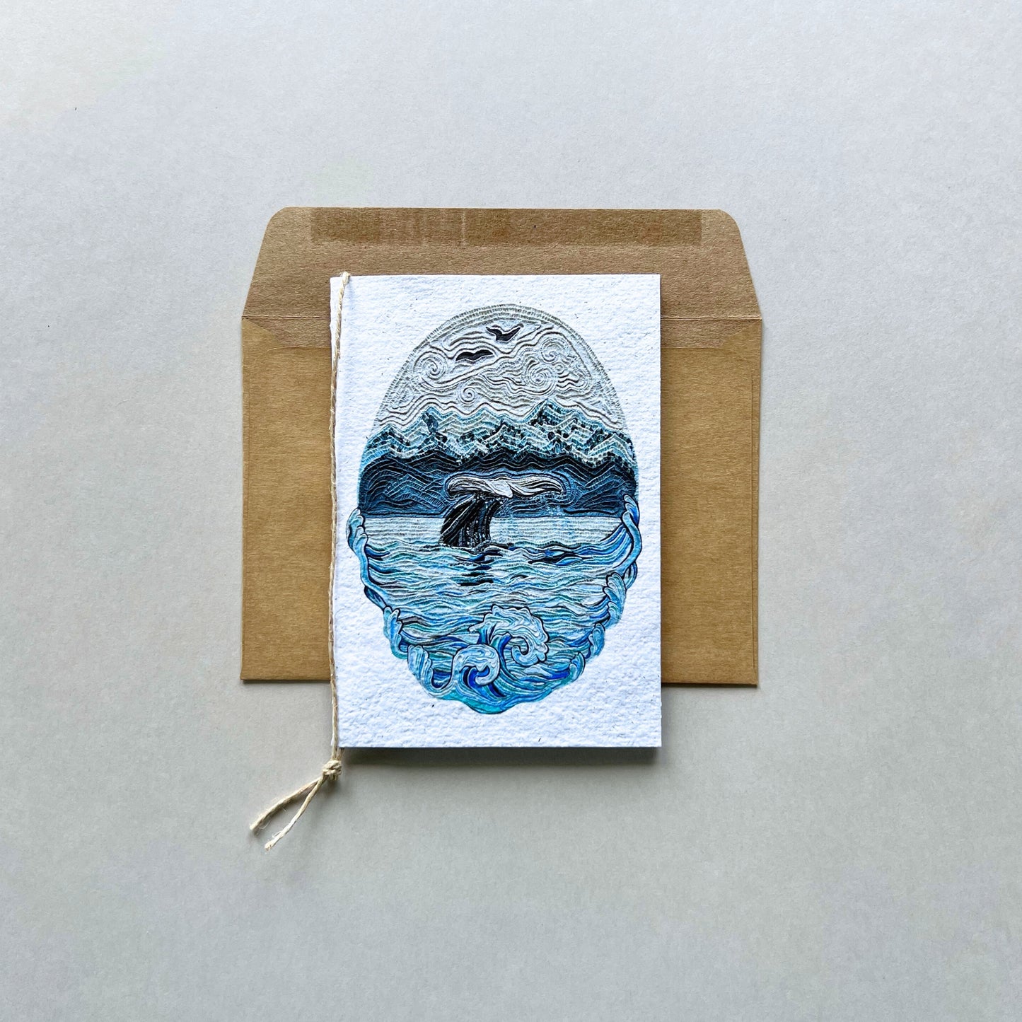 Ocean’s Symphony Plantable and Reusable Greeting Card