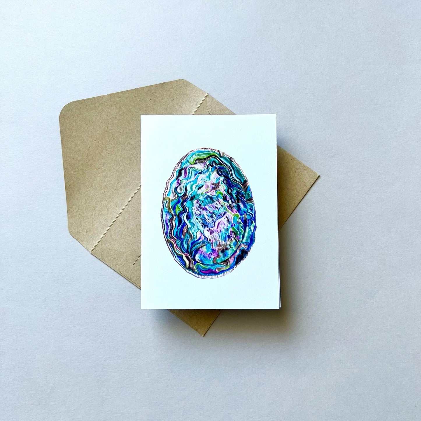 Paua Shell Reusable Greeting Card