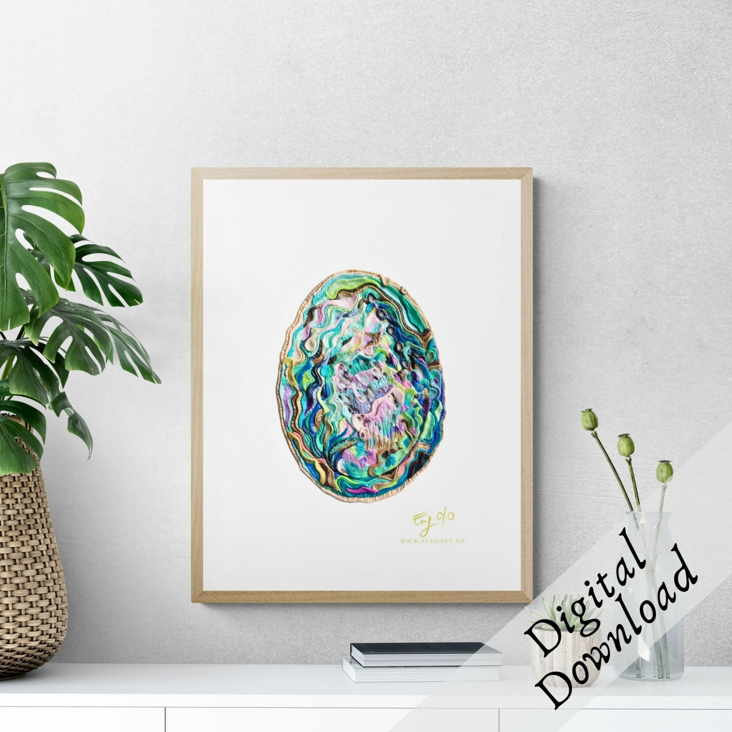 Paua Shell – Downloadable Print