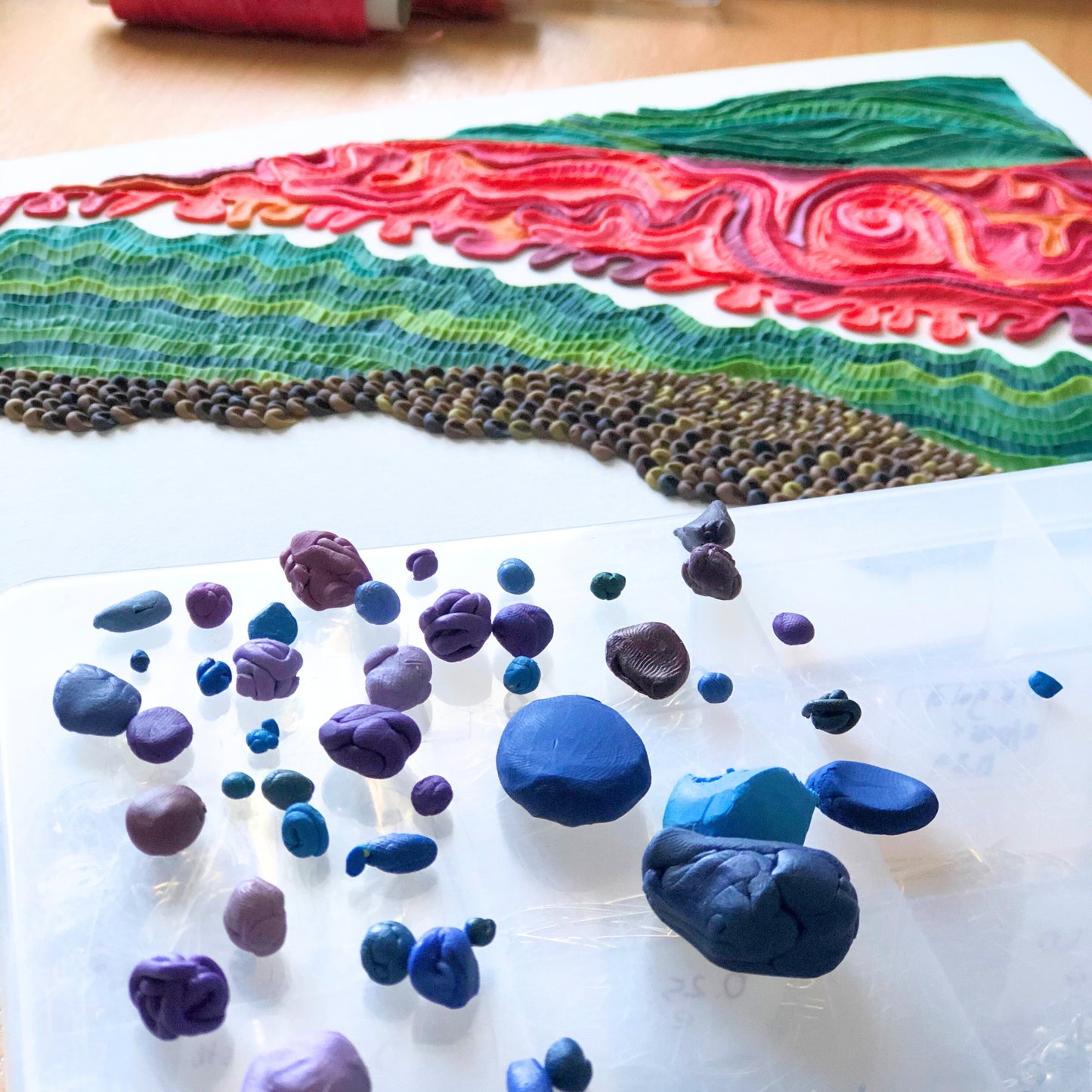 Exotica Original Clay Art Piece