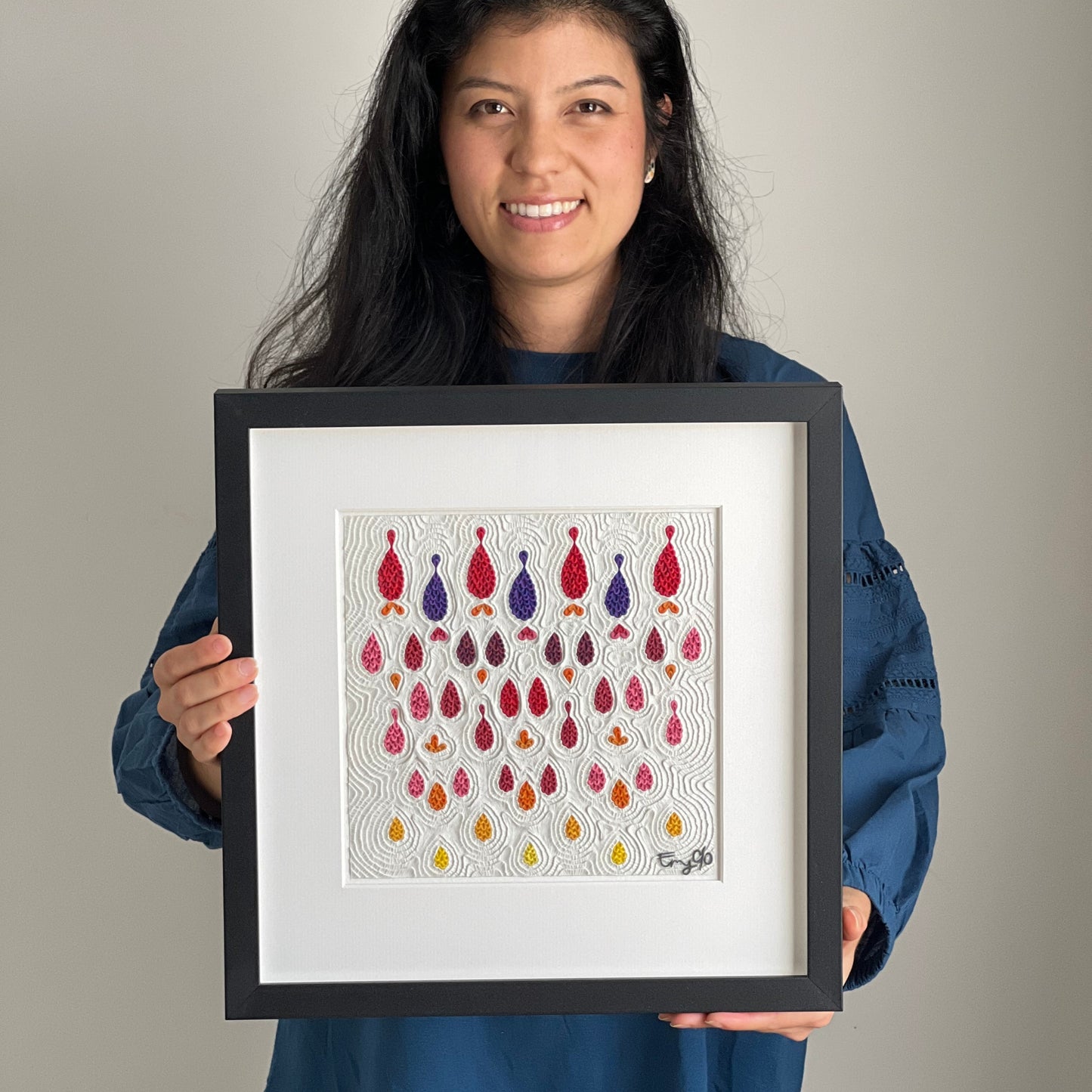 ''Receive'' Clay Art Piece