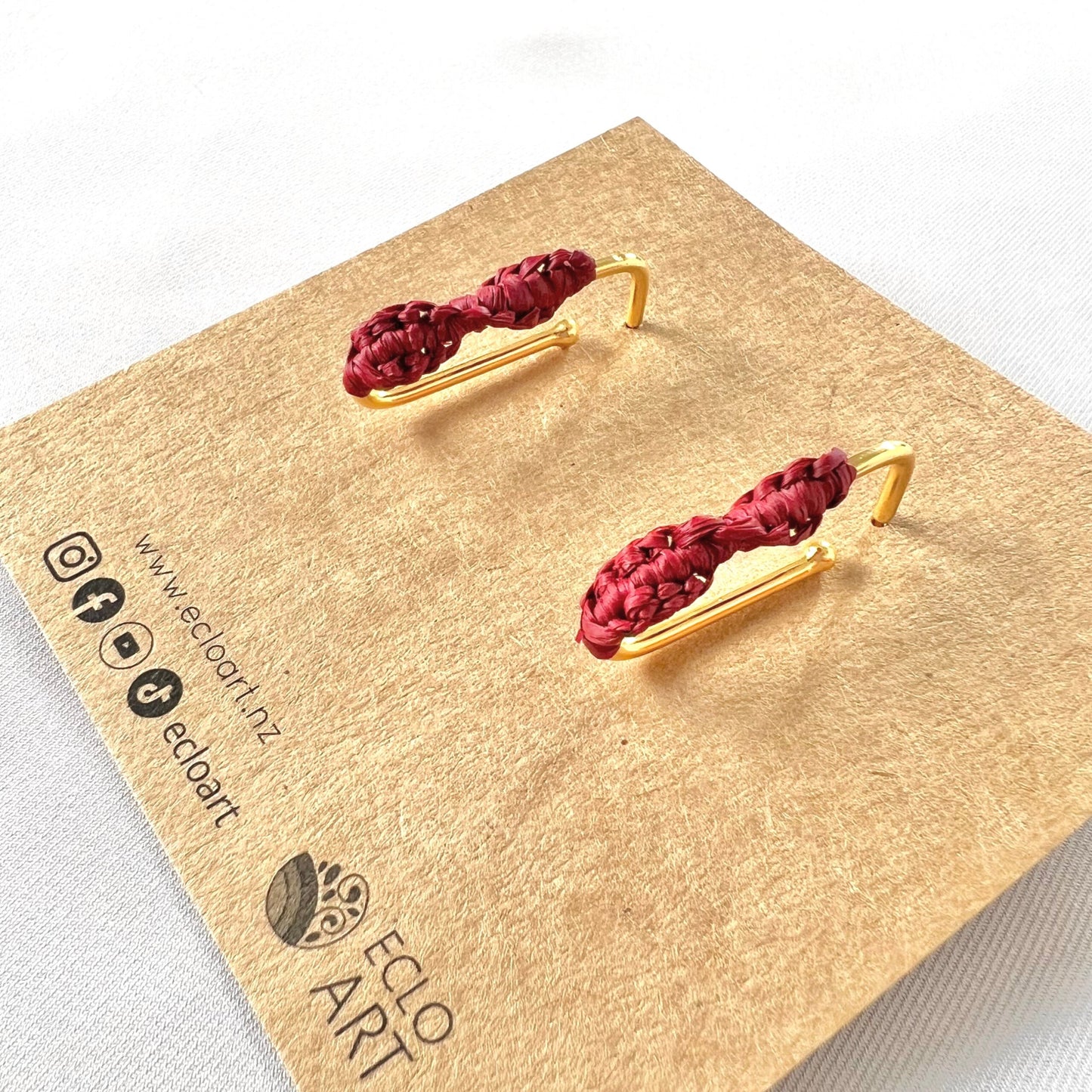 The Seeds Raffia Studs