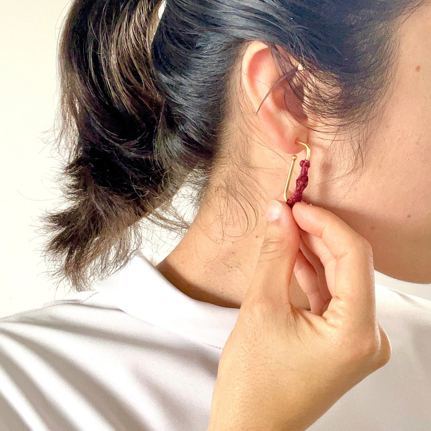 The Seeds Raffia Studs
