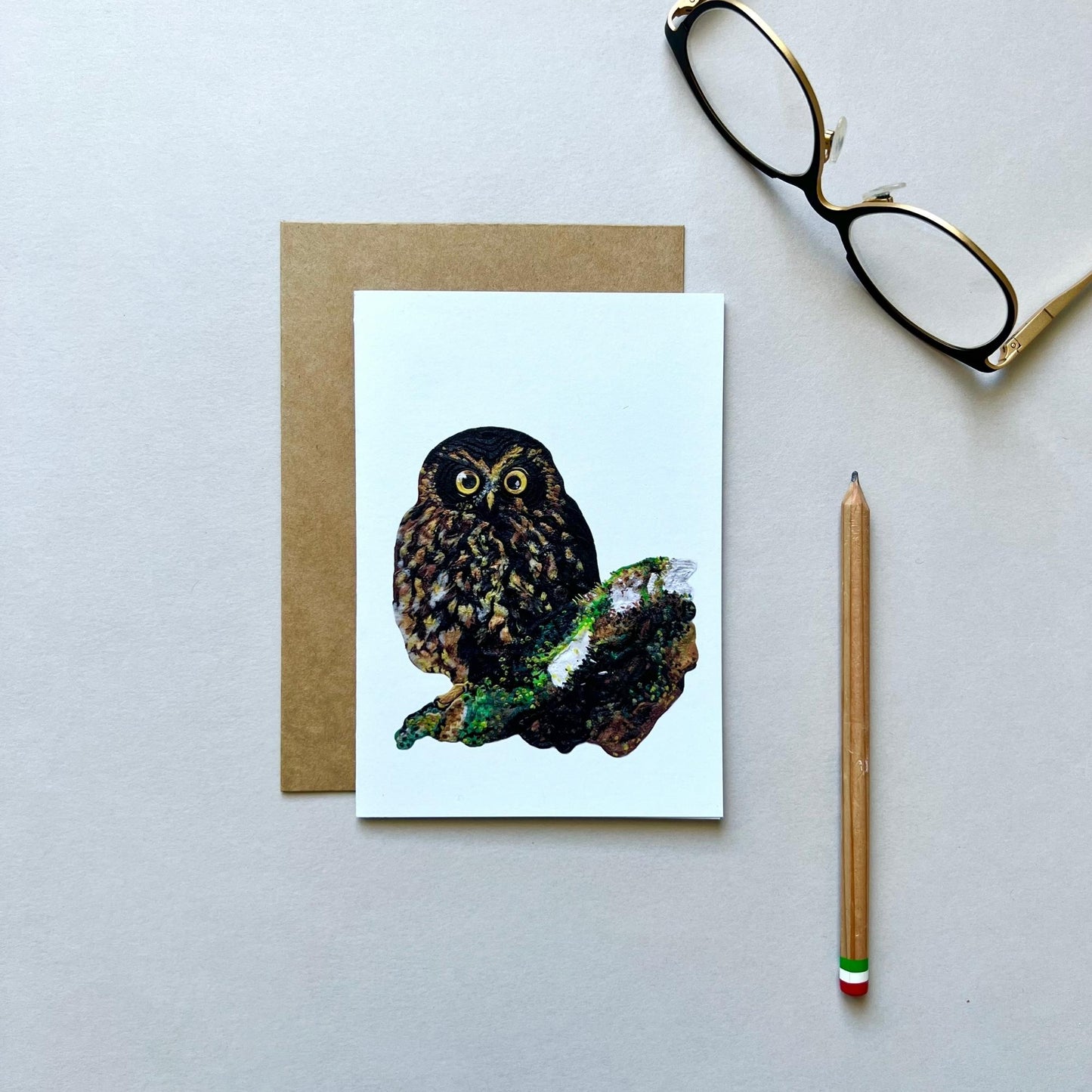 Set of 4 New Zealand Birds Reusable Greeting Cards
